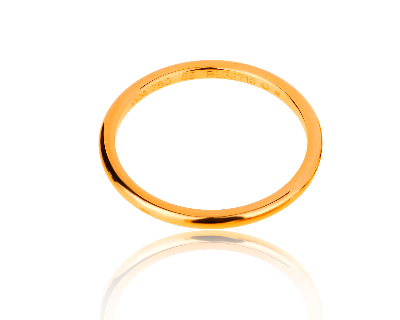 Оригинальное золотое кольцо Van Cleef and Arpels 070915/22