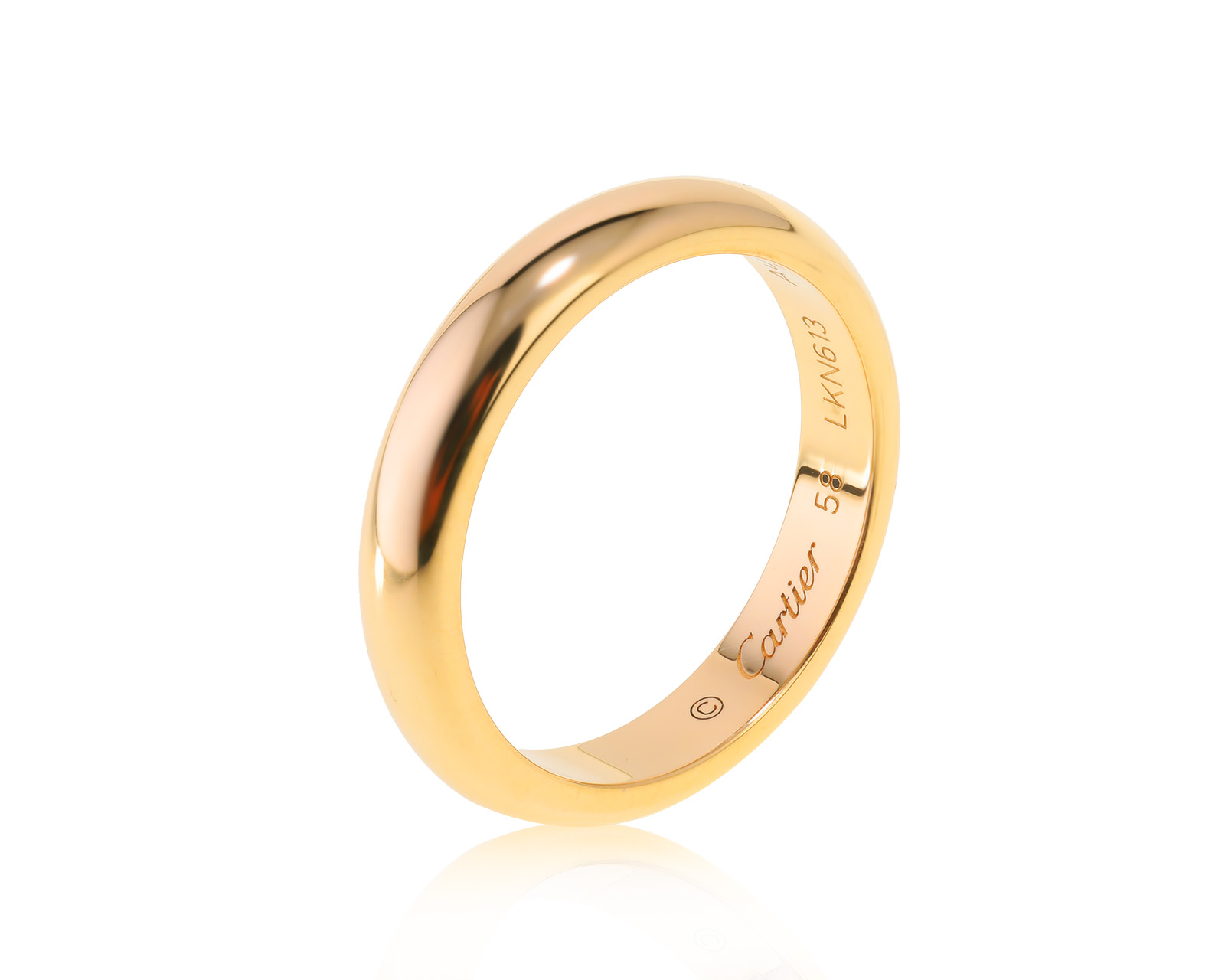 Оригинальное золотое кольцо Cartier 1895 221122/5