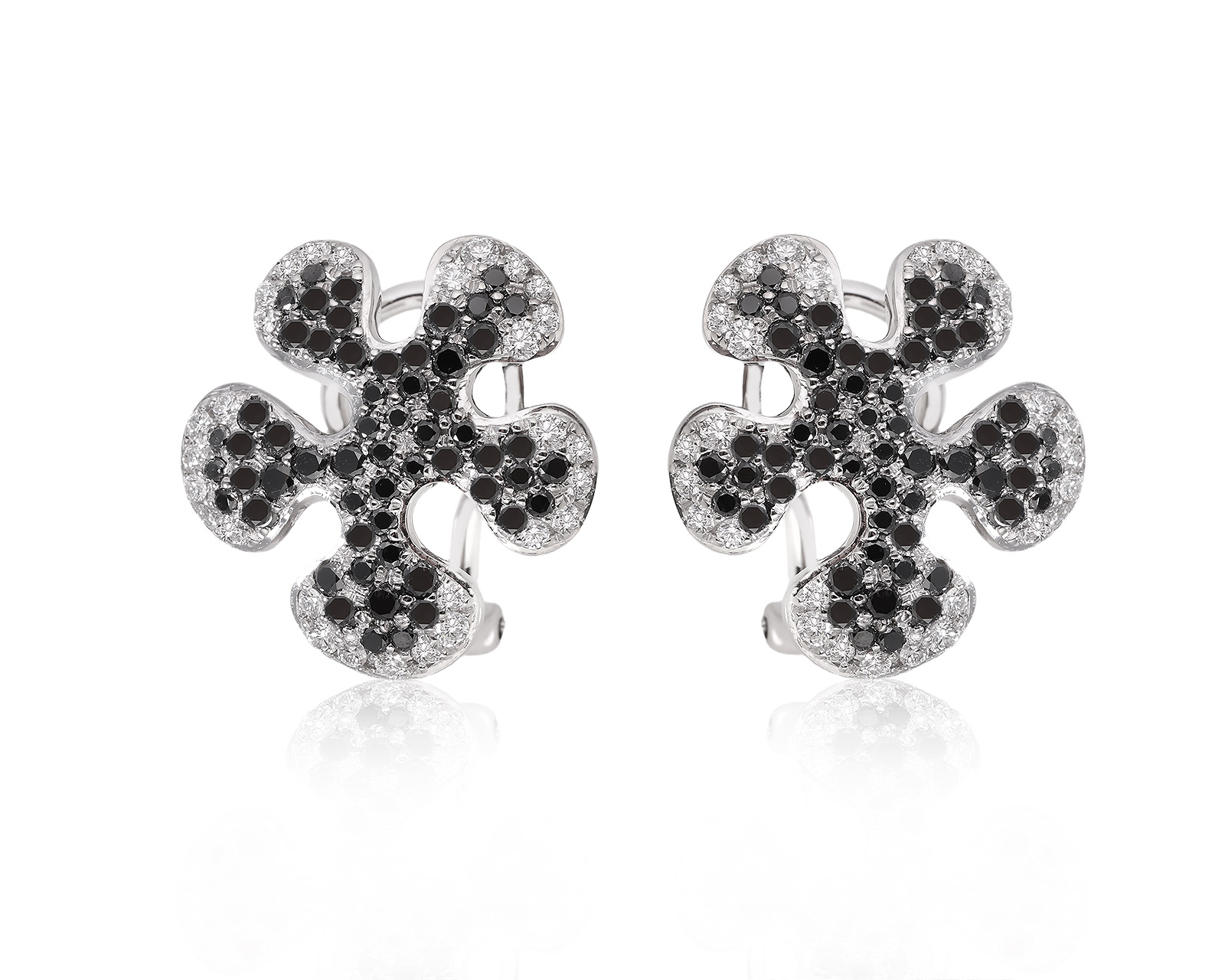 Оригинальные золотые серьги Jewellery Theatre Free Forms 080725/3