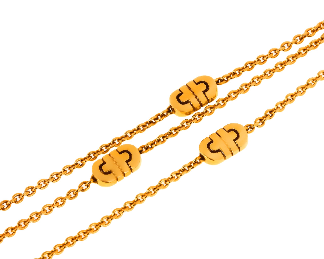 Изумительное золотое колье Bvlgari Parentesi 020319/6