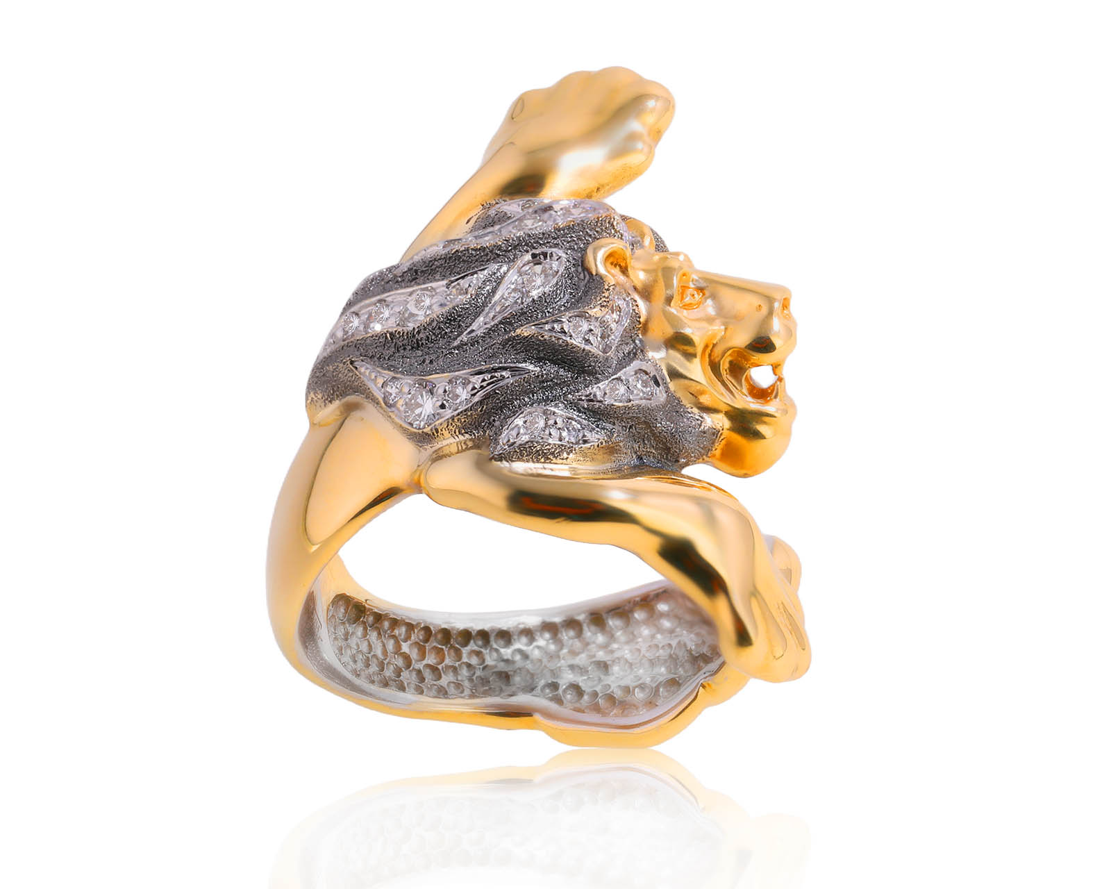 Золотое кольцо с бриллиантами 0.29ct