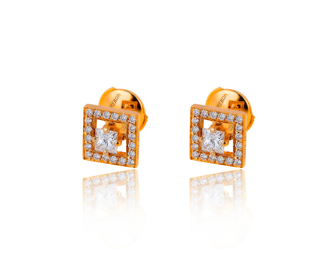 Оригинальные золотые серьги с бриллиантами 0.82ct Boucheron 250919/8