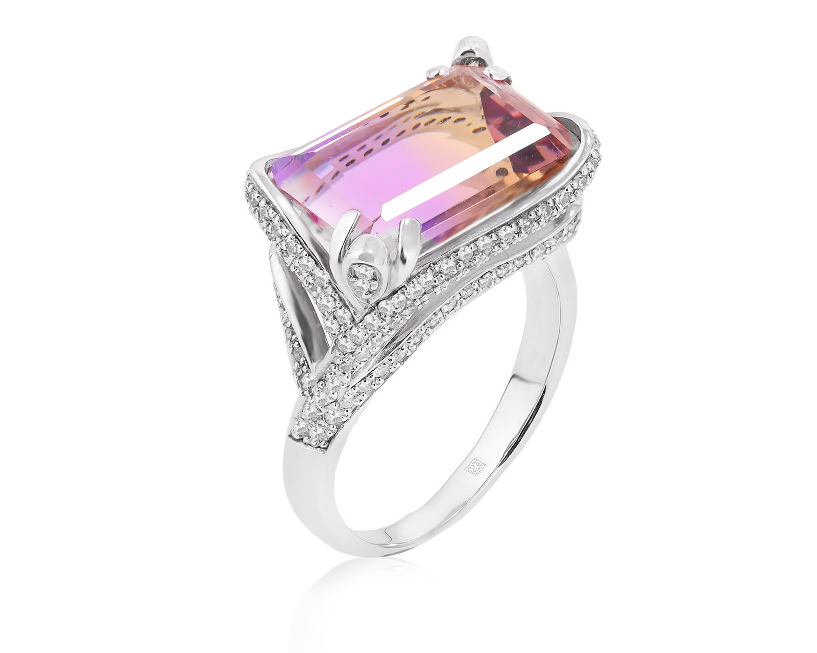 Оригинальное золотое кольцо с аметрином 7.64ct Maxim Demidov 181225/КМ289