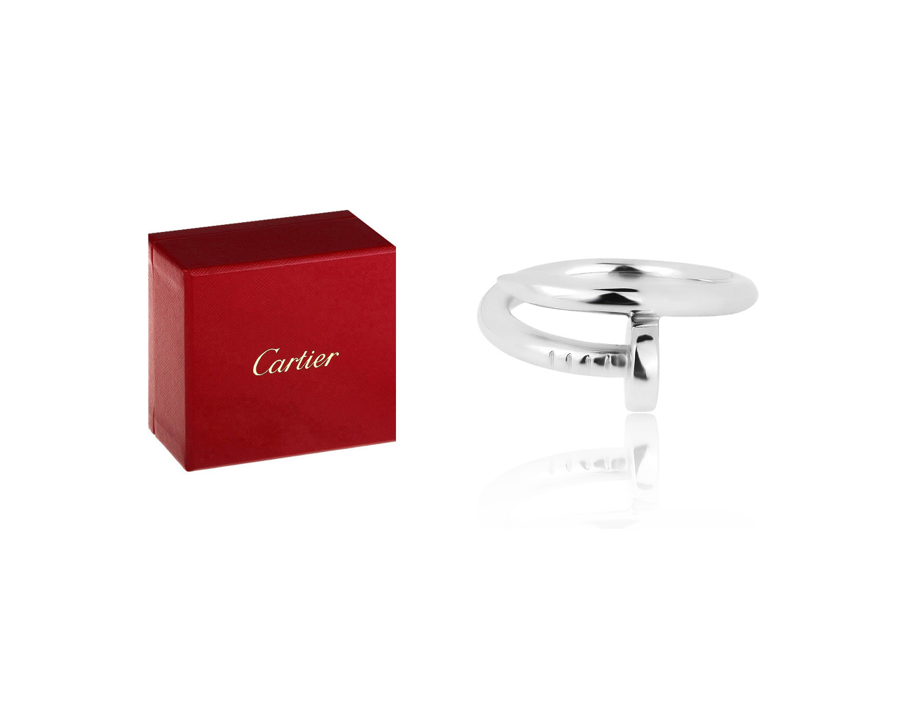 Оригинальное золотое кольцо Cartier Juste un Clou