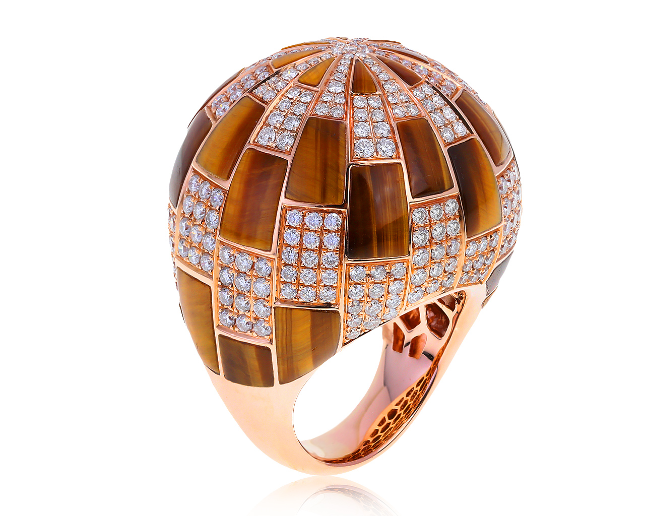 Изумительное золотое кольцо с бриллиантами 4.18ct 230620/013 Изумительное золотое кольцо с бриллиантами 4.18ct 230620/013