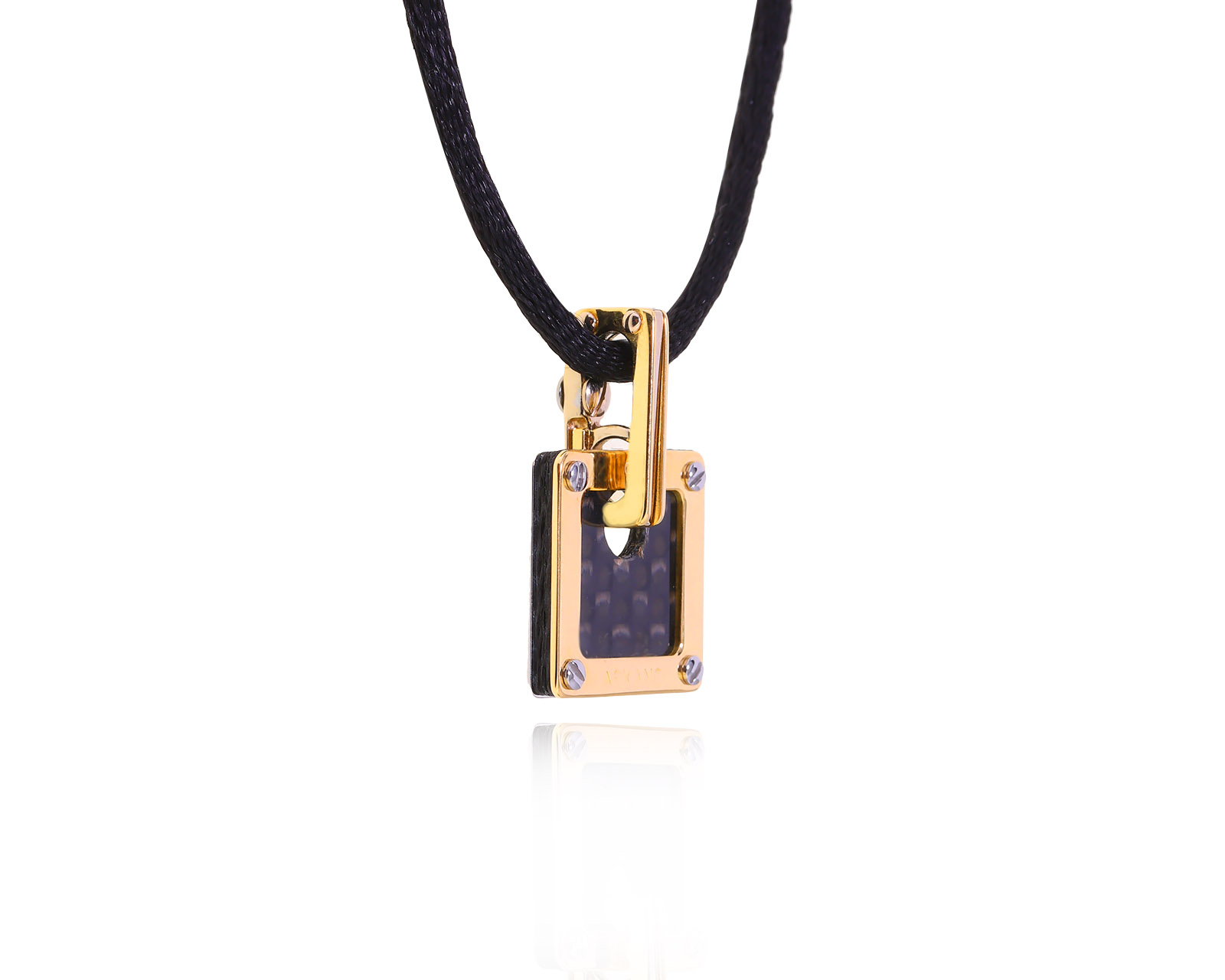 Оригинальный золотой кулон Arkano Square