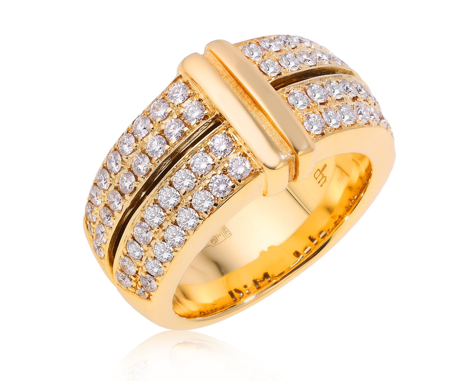Оригинальное золотое кольцо с бриллиантами 1.13ct Di Modolo 290625/7