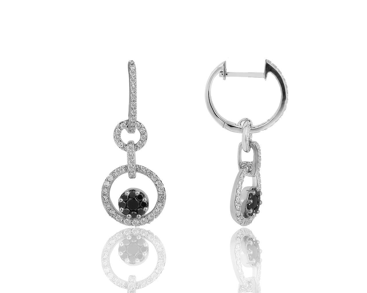 Золотые серьги с бриллиантами 0.62ct Roberto Bravo