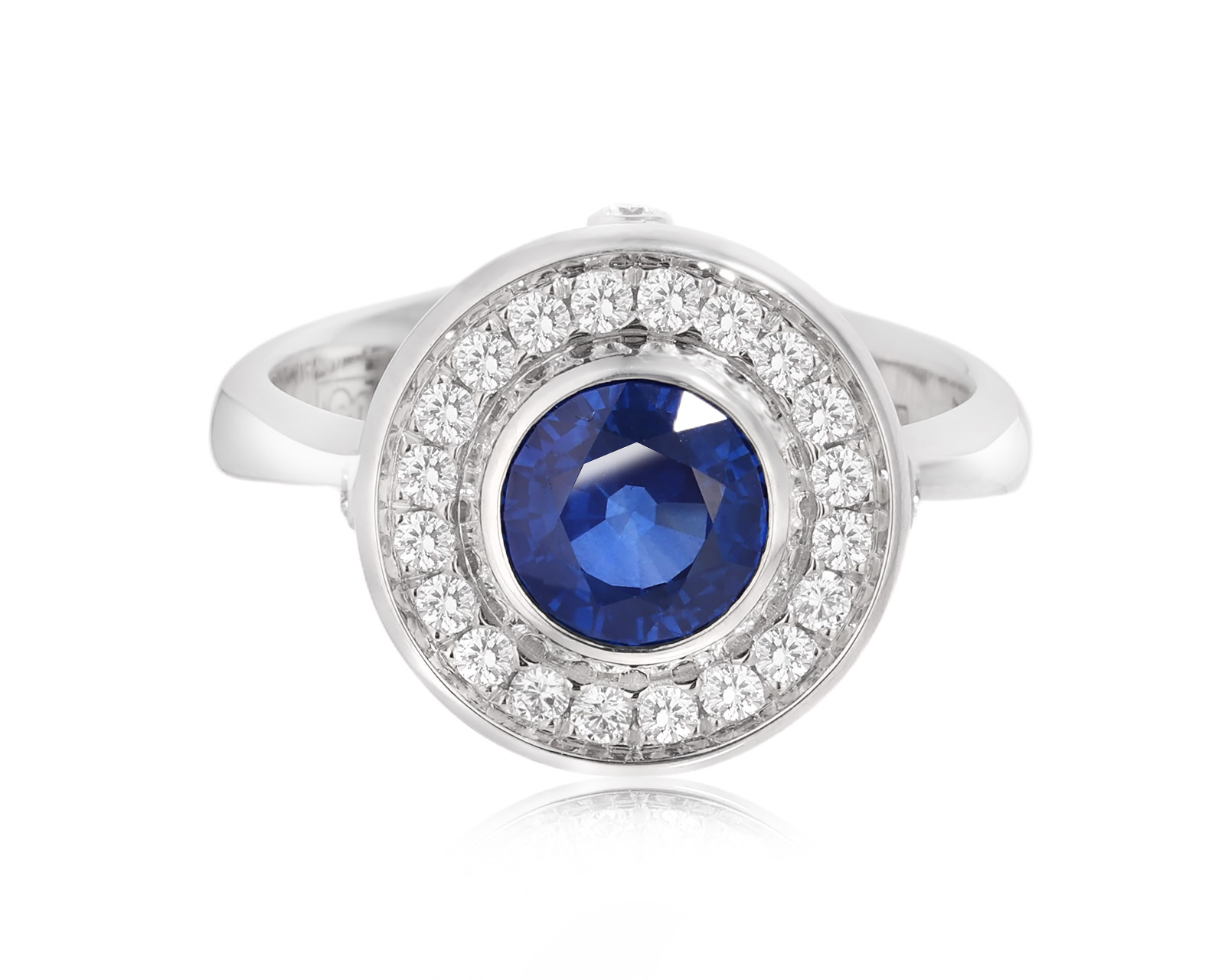 Оригинальное золотое кольцо с сапфиром 1.35ct Jewellery Theatre Nobility