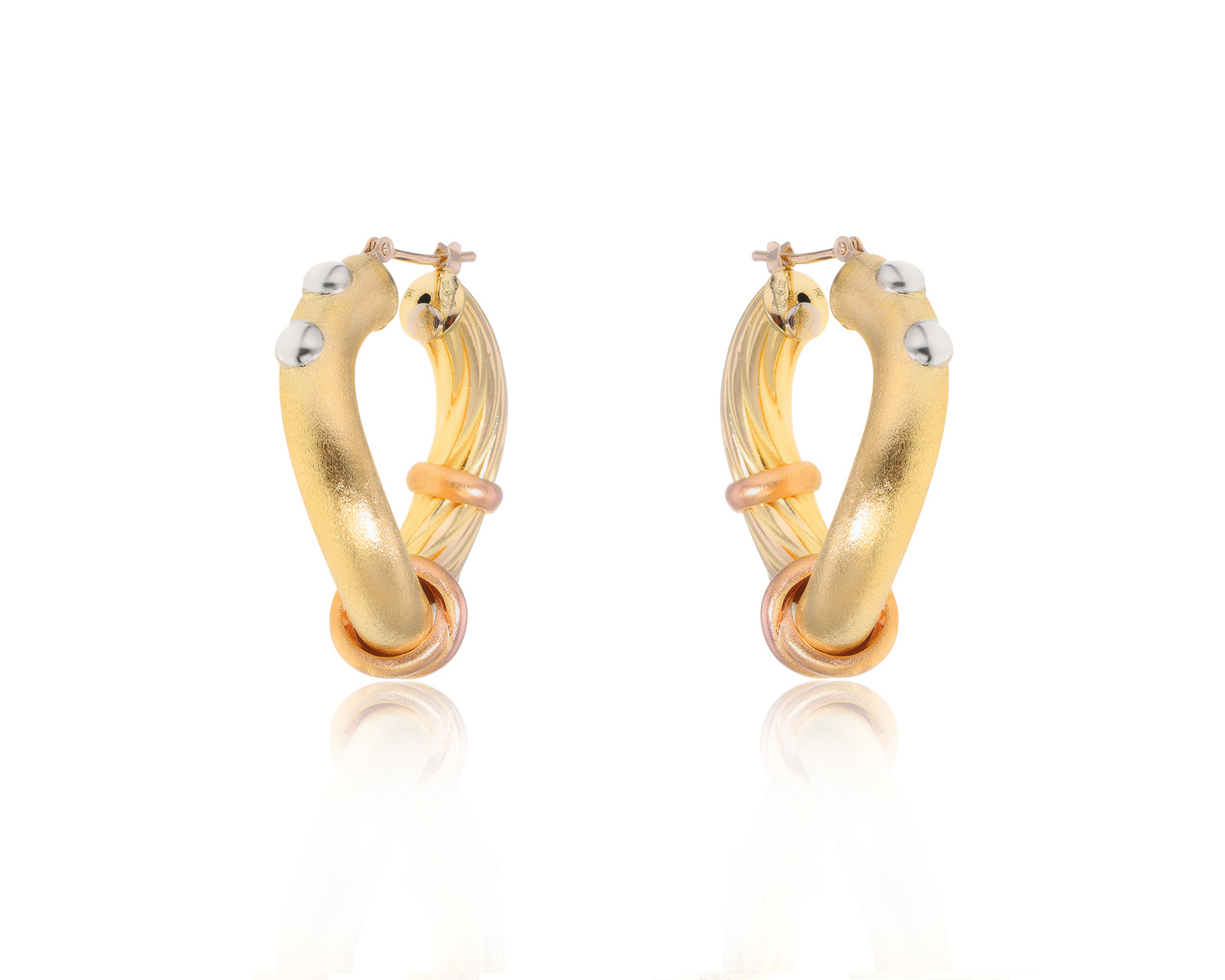 Оригинальные золотые серьги Galma & Cordif 260724/13