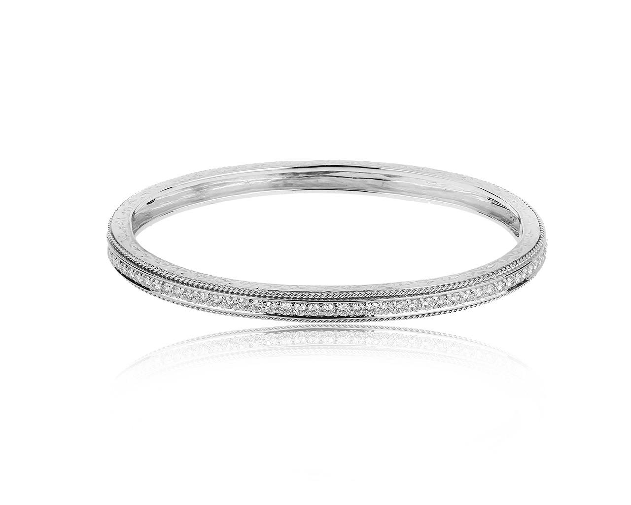 Безупречный золотой браслет с бриллиантами 1.02ct 251119/9