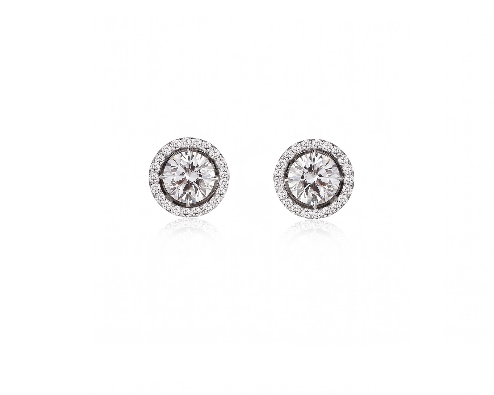Золотые серьги с бриллиантами 1.27ct Evgeny Matveev 240826/Б366