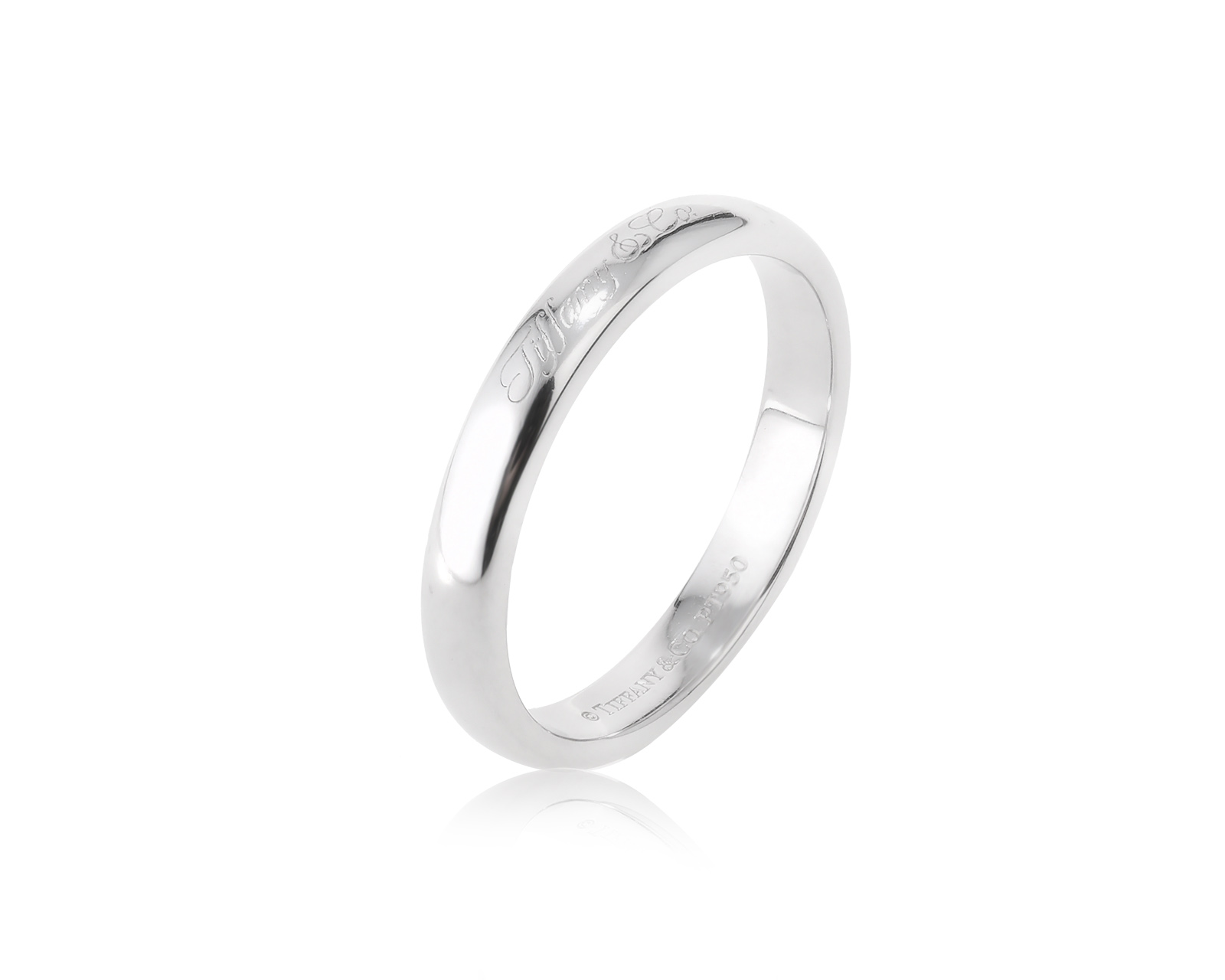 Оригинальное платиновое кольцо Tiffany&Co 000007/00