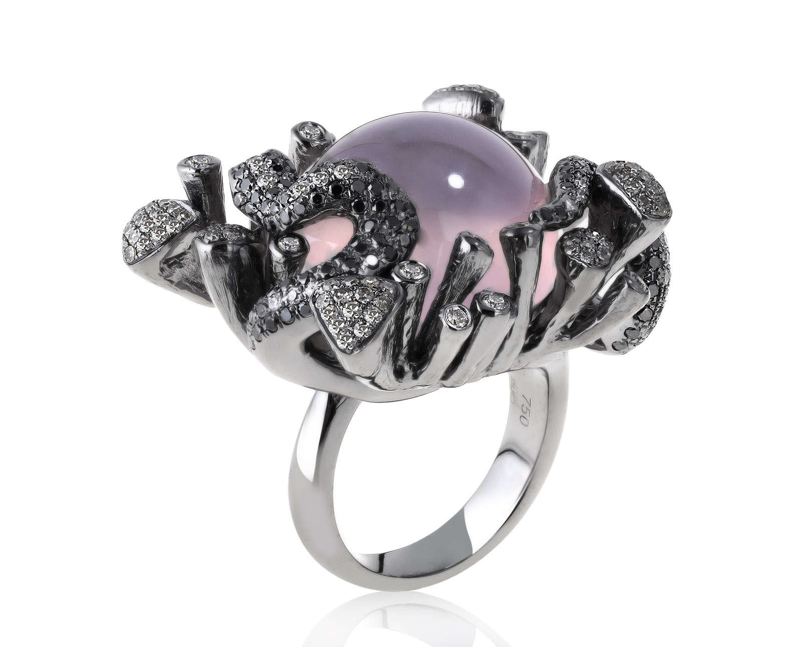 Завораживающее золотое кольцо с кварцем 28.68ct 040921/3