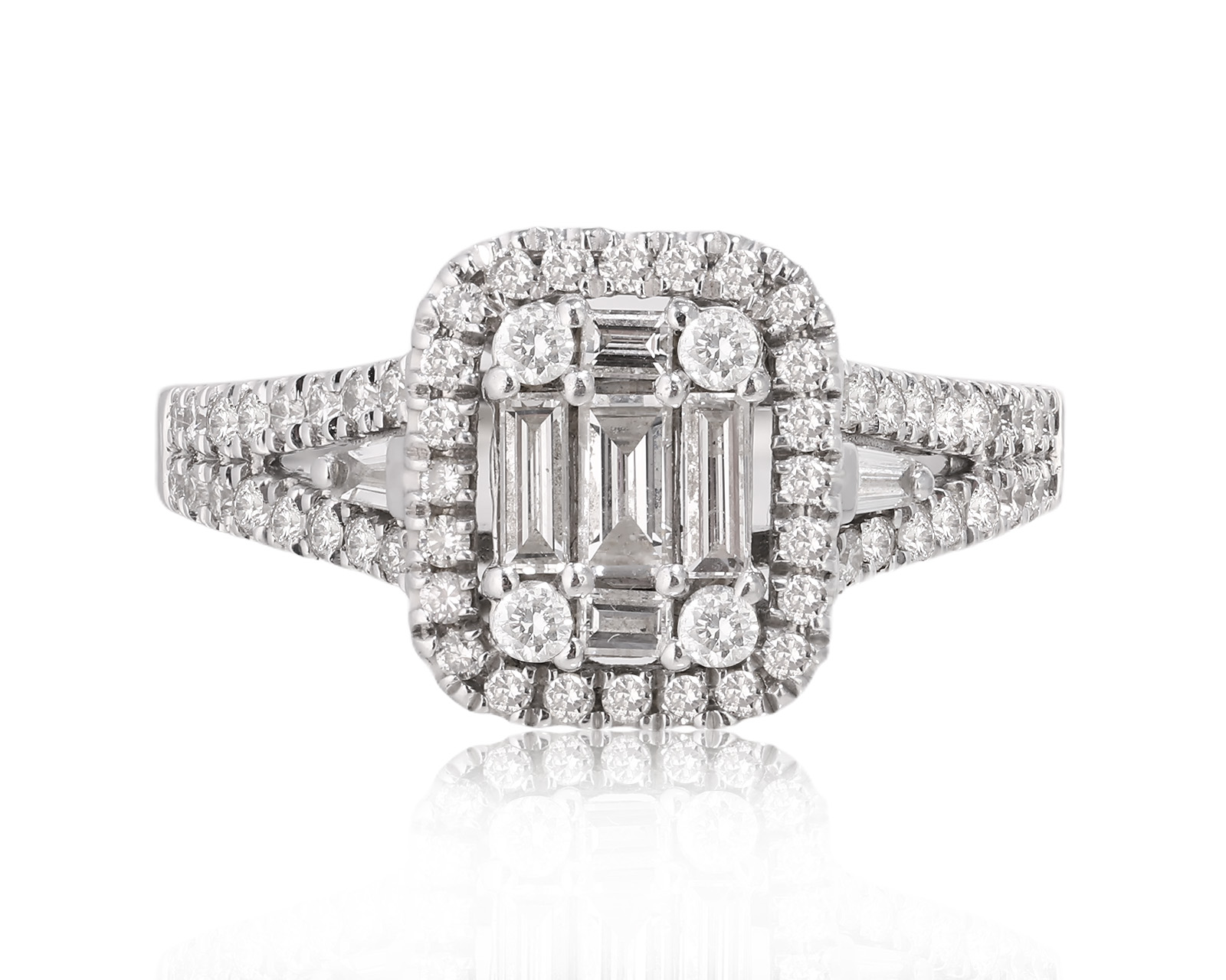 Оригинальное золотое кольцо с бриллиантами 0.96ct МЮЗ Flaming Ice 100425/5 Оригинальное золотое кольцо с бриллиантами 0.96ct МЮЗ Flaming Ice 100425/5