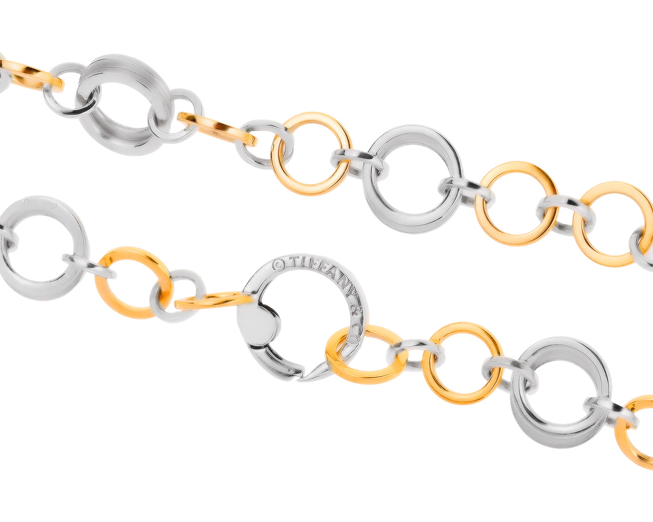 Оригинальное золотое колье Tiffany&Co 061020/1