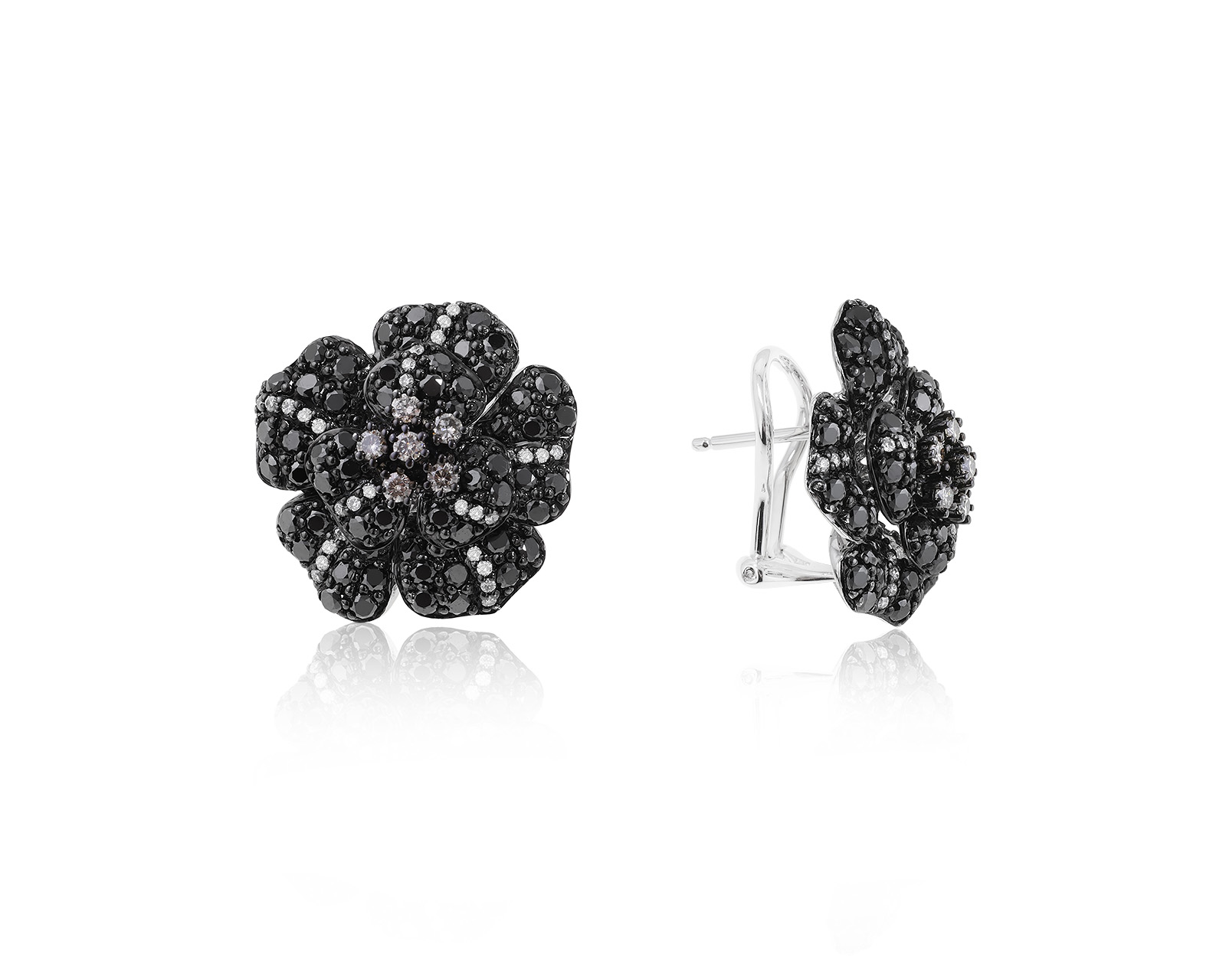 Золотые серьги с бриллиантами 2.21ct 070424/4