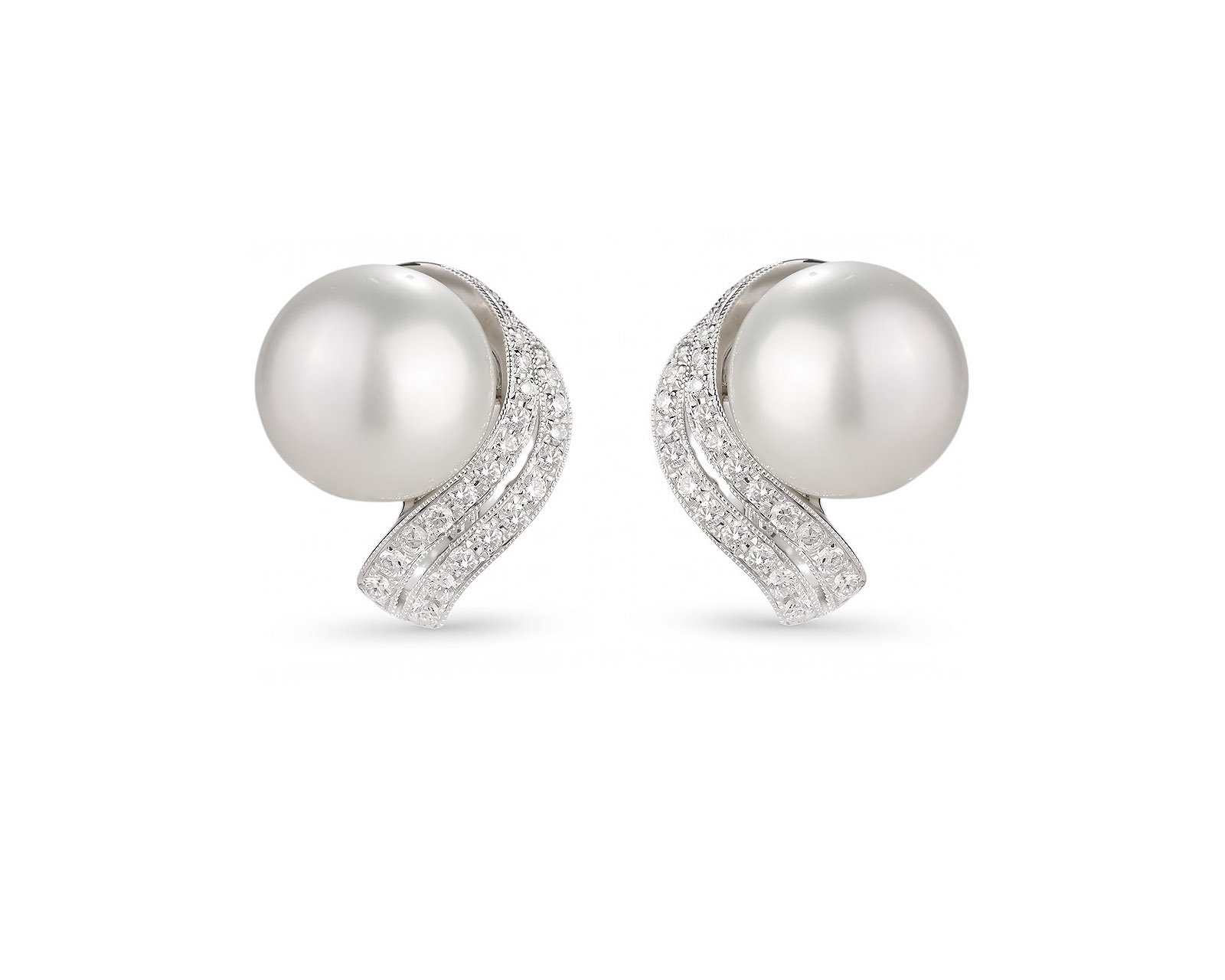 Оригинальные золотые серьги с бриллиантами 0.48ct WCJ 270826/3