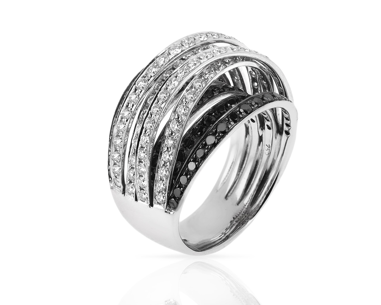 Роскошное золотое кольцо с бриллиантами 2.07ct 260418/3