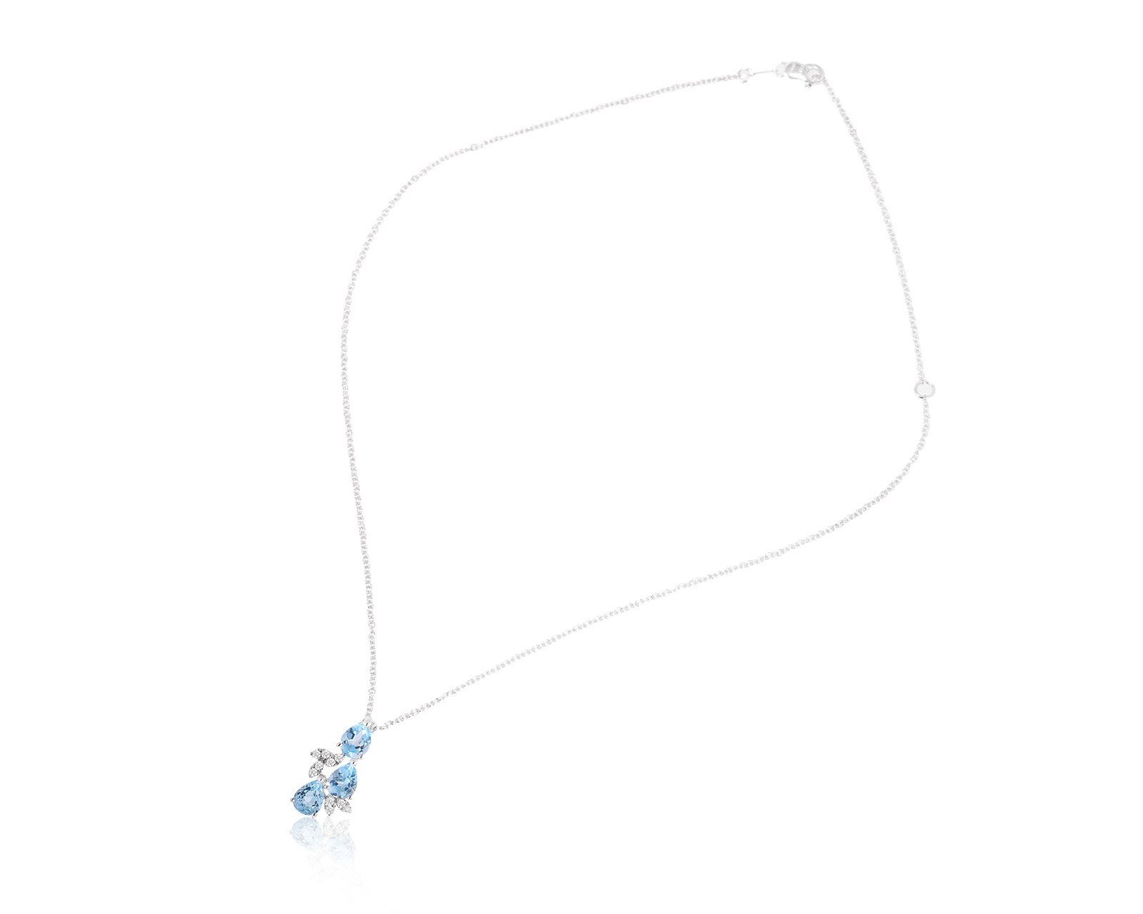 Оригинальное золотое колье с топазами 3.50ct Alfieri & St. John