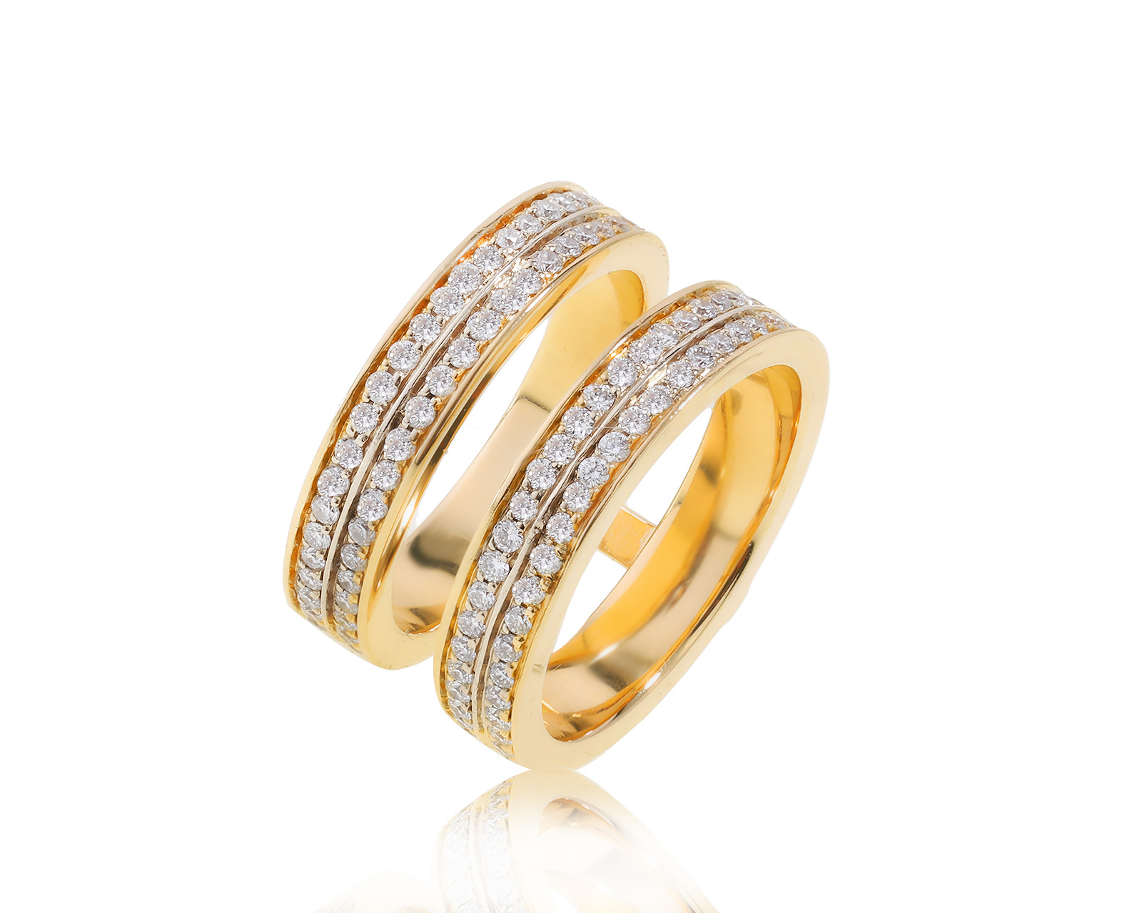 Оригинальное золотое кольцо с бриллиантами 0.86ct Repossi