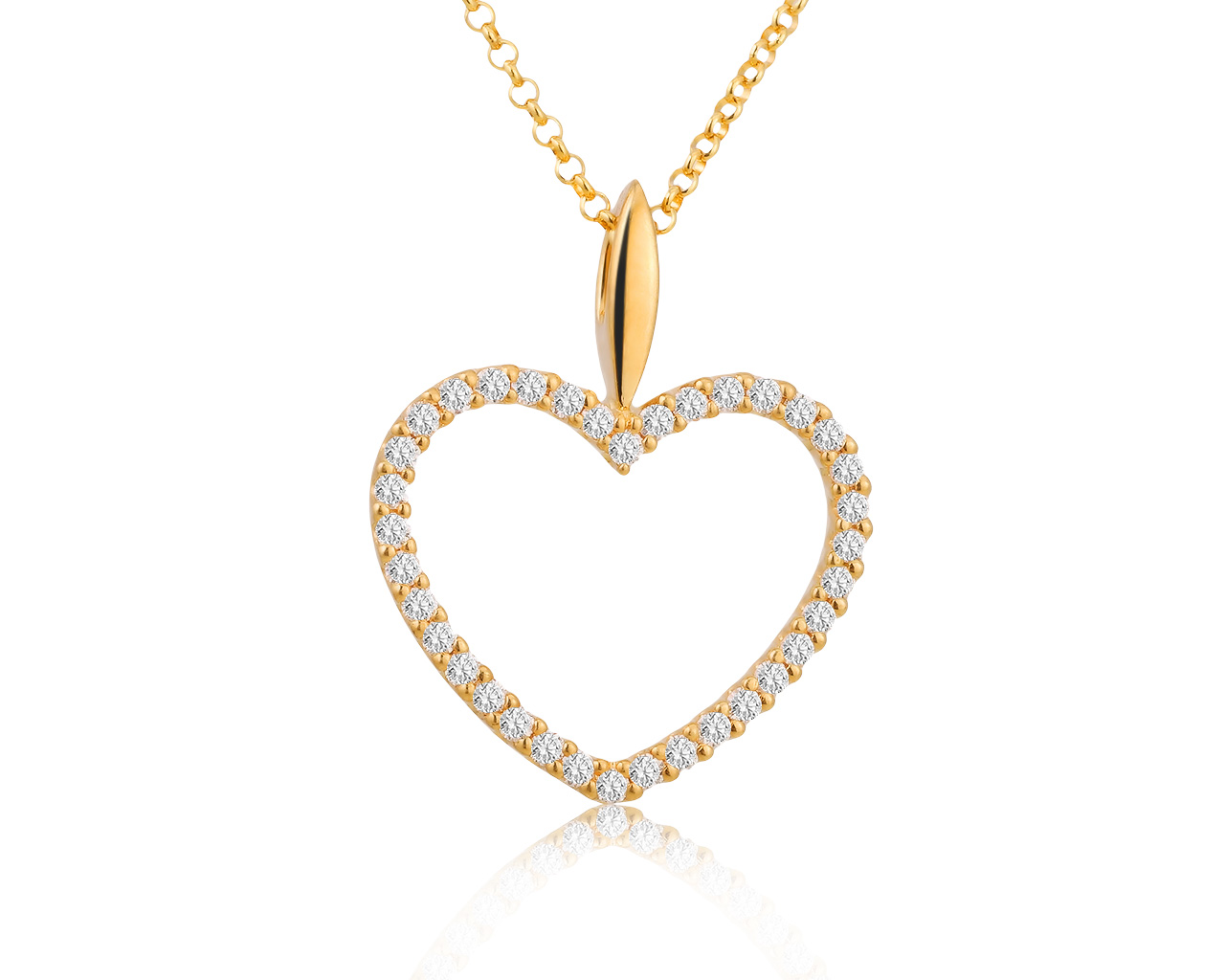 Оригинальный золотой кулон с бриллиантами 0.25ct Bernhard H.Mayer 191219/2