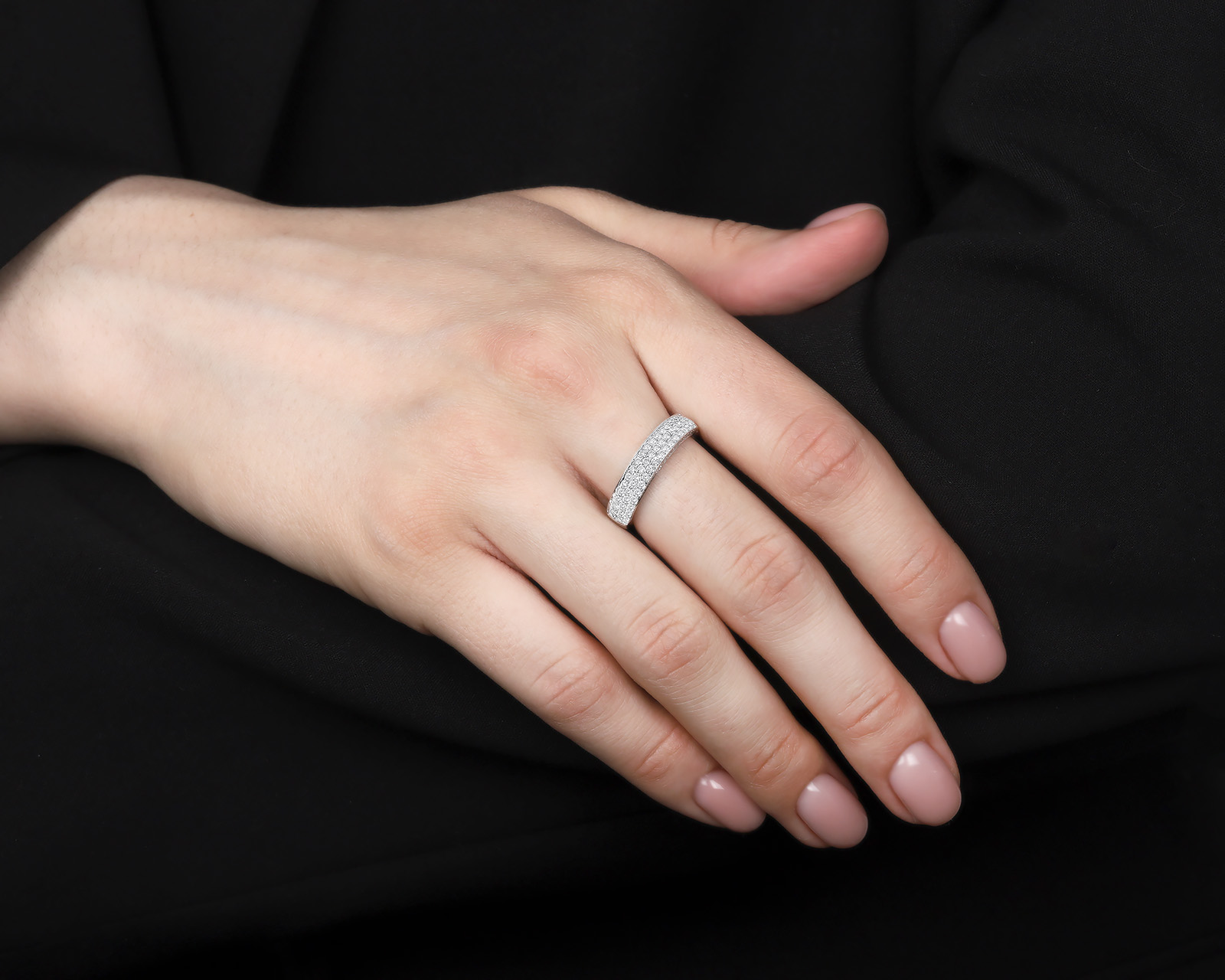 Оригинальное золотое кольцо с бриллиантами 0.77ct Diamanti