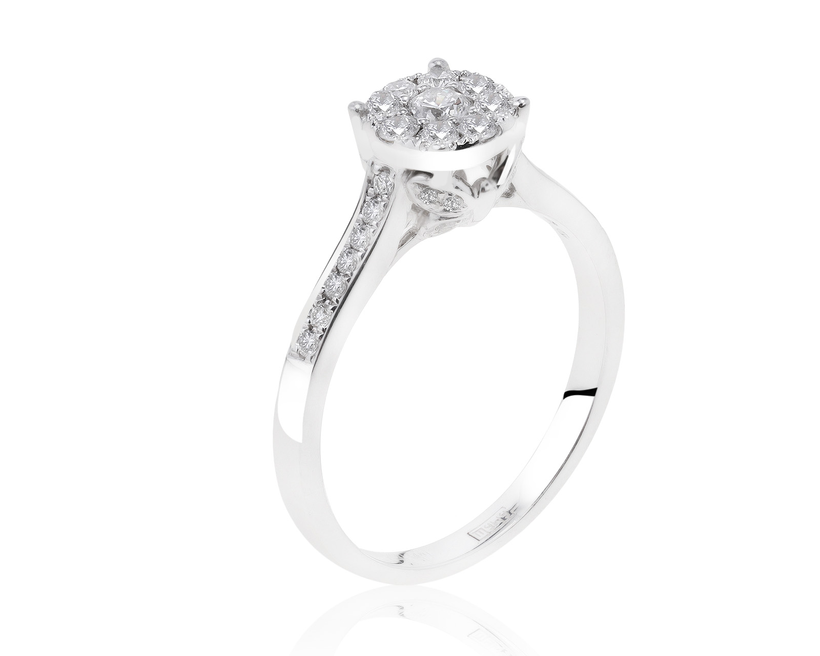 Изумительное золотое кольцо с бриллиантами 0.51ct 031021/1 Изумительное золотое кольцо с бриллиантами 0.51ct 031021/1