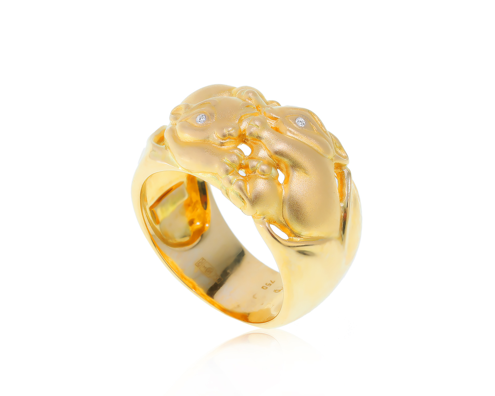 Оригинальное золотое кольцо Magerit Tender