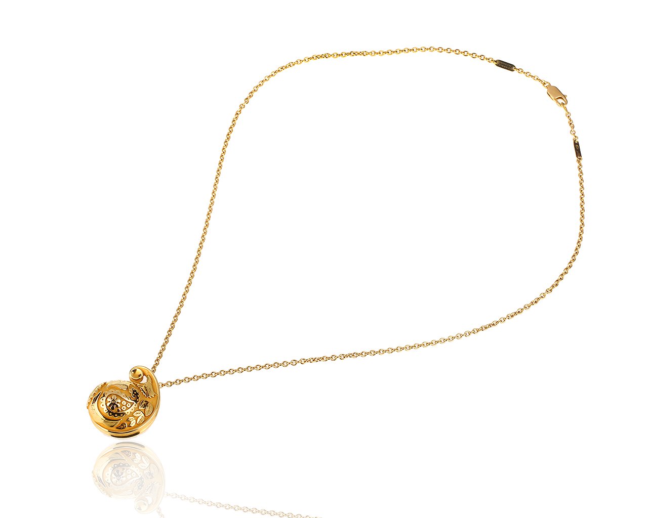 Изысканный золотой кулон Carrera y Carrera Aqua