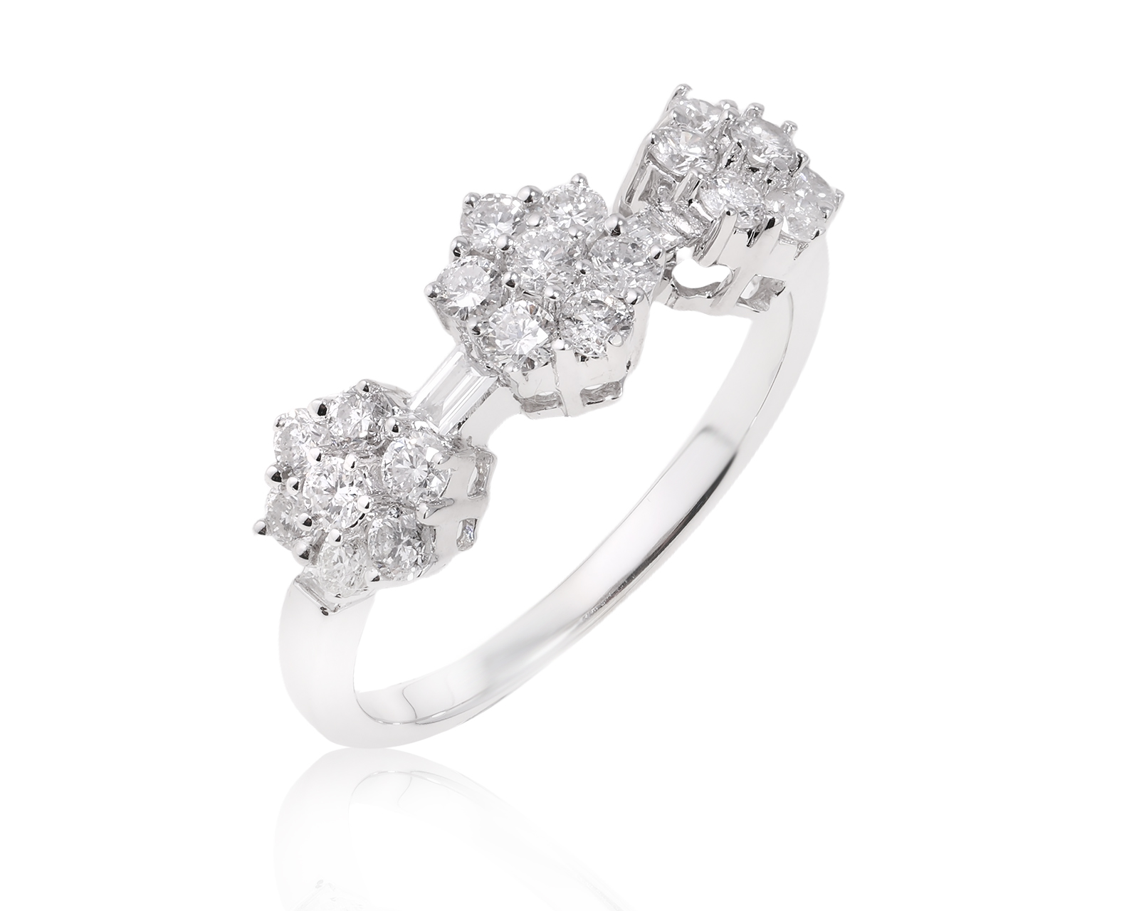 Золотое кольцо с бриллиантами 0.92ct 171025/5