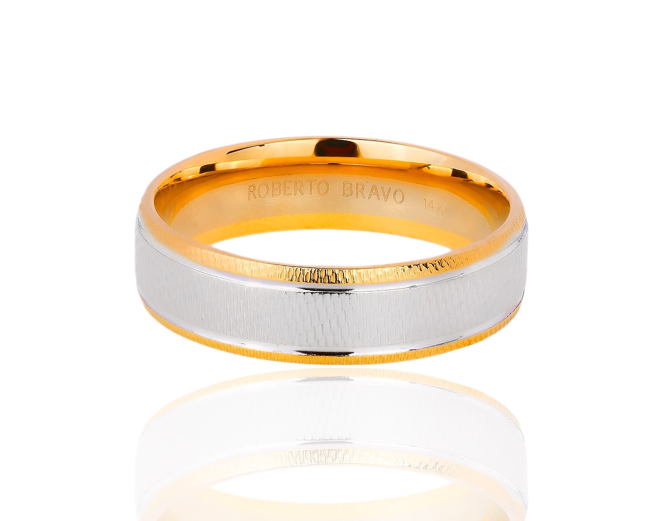Прекрасное золотое кольцо Roberto Bravo 270318/6