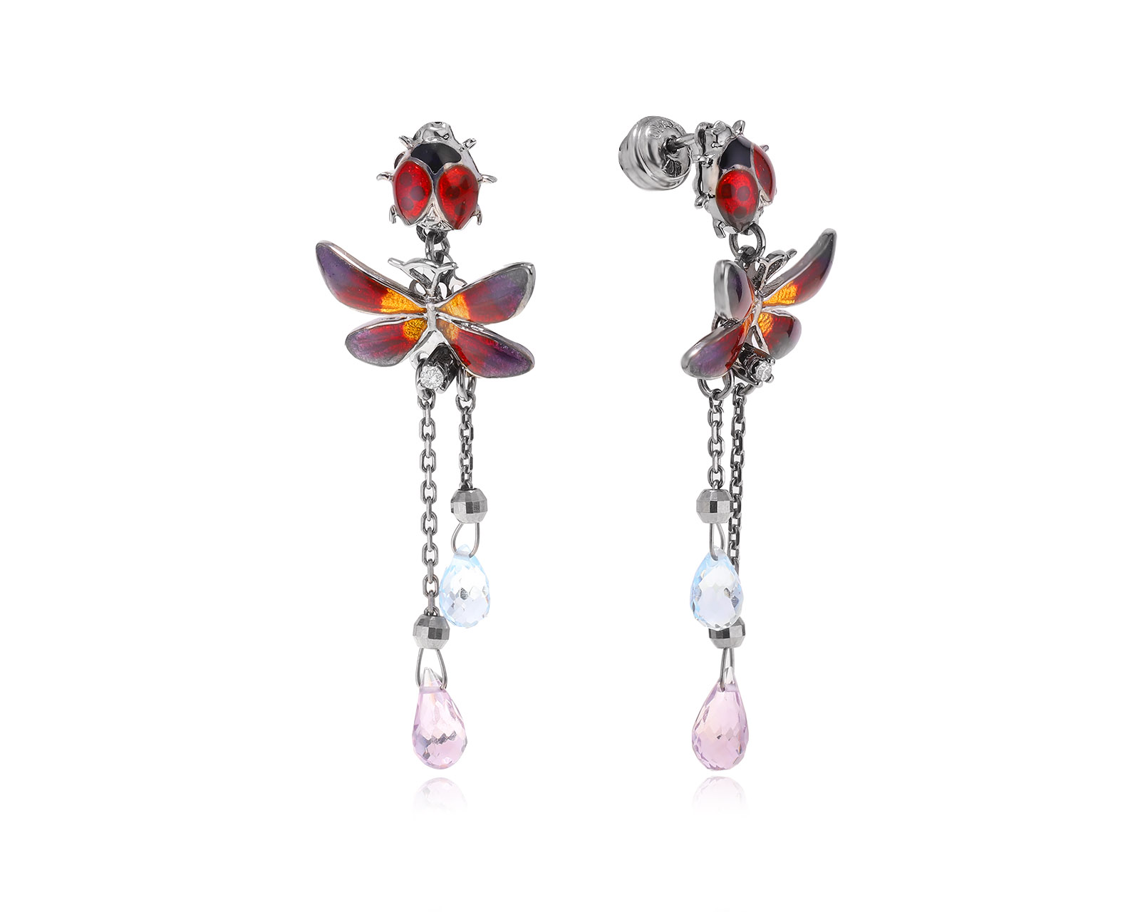 Оригинальные золотые серьги Roberto Bravo Noahs Ark 130923/3