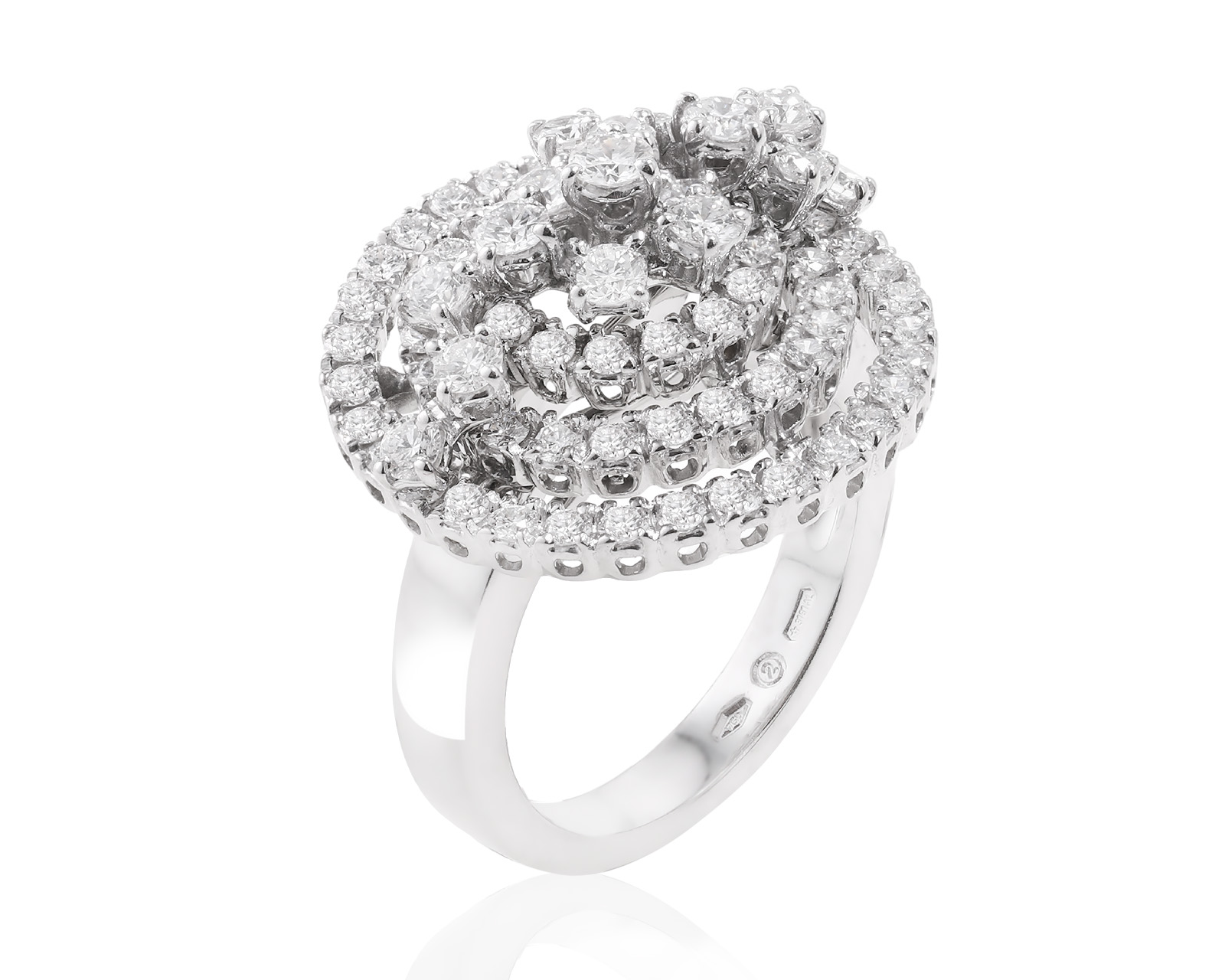 Оригинальное золотое кольцо Damiani Sophia Loren 231223/1