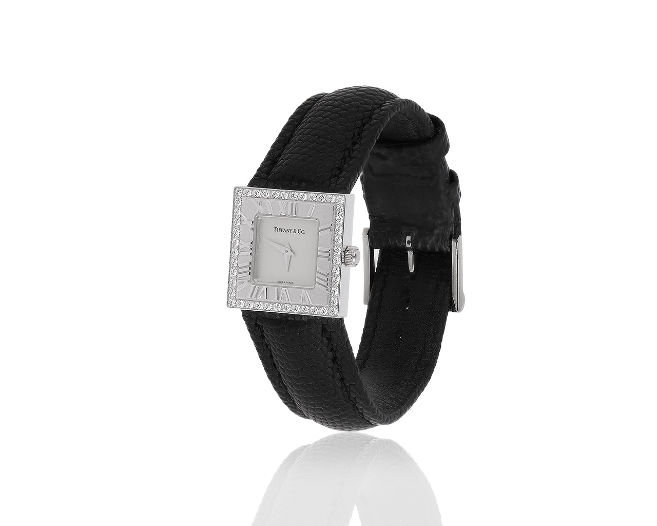 Оригинальные золотые часы с бриллиантами 0.53ct Tiffany&Co 051019/1 Оригинальные золотые часы с бриллиантами 0.53ct Tiffany&Co 051019/1