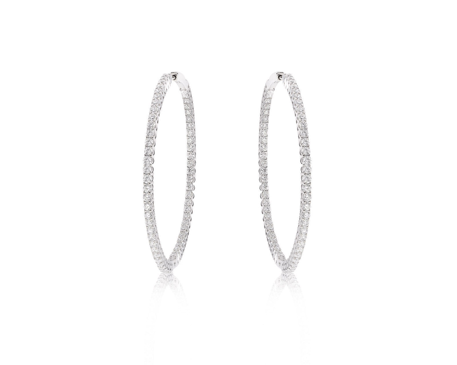 Оригинальные золотые серьги с бриллиантами 3.69ct Constantin Artmayer