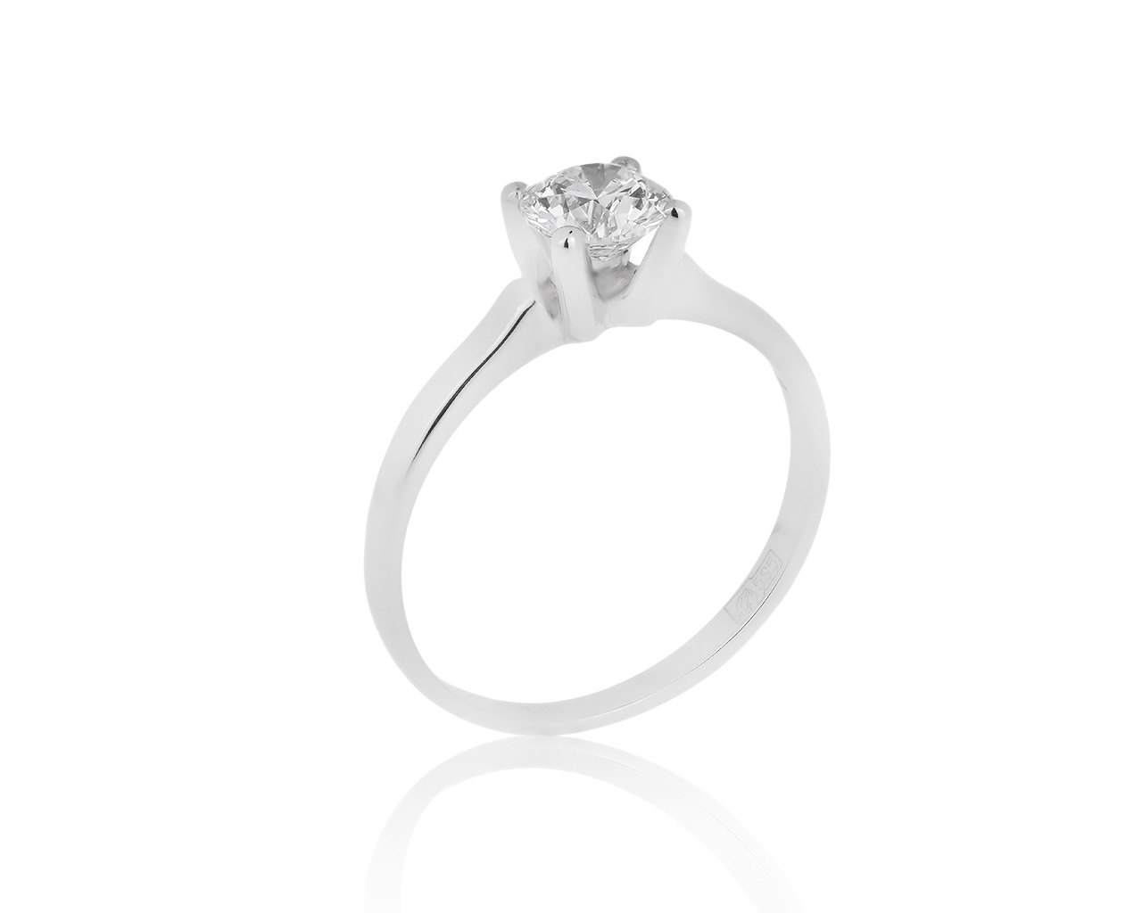 Шикарное золотое кольцо с бриллиантом 0.70ct 240220/3