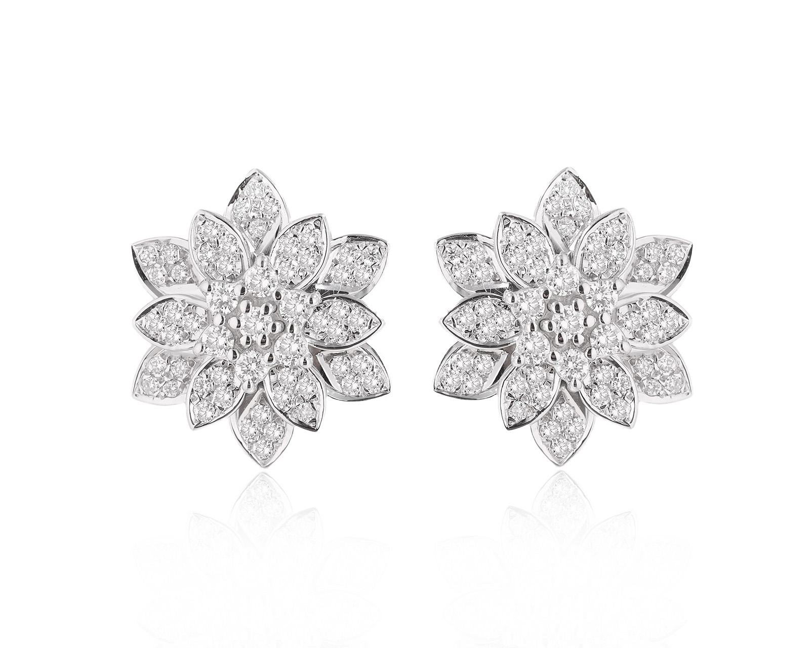 Золотые серьги с бриллиантами 0.78ct 020725/8