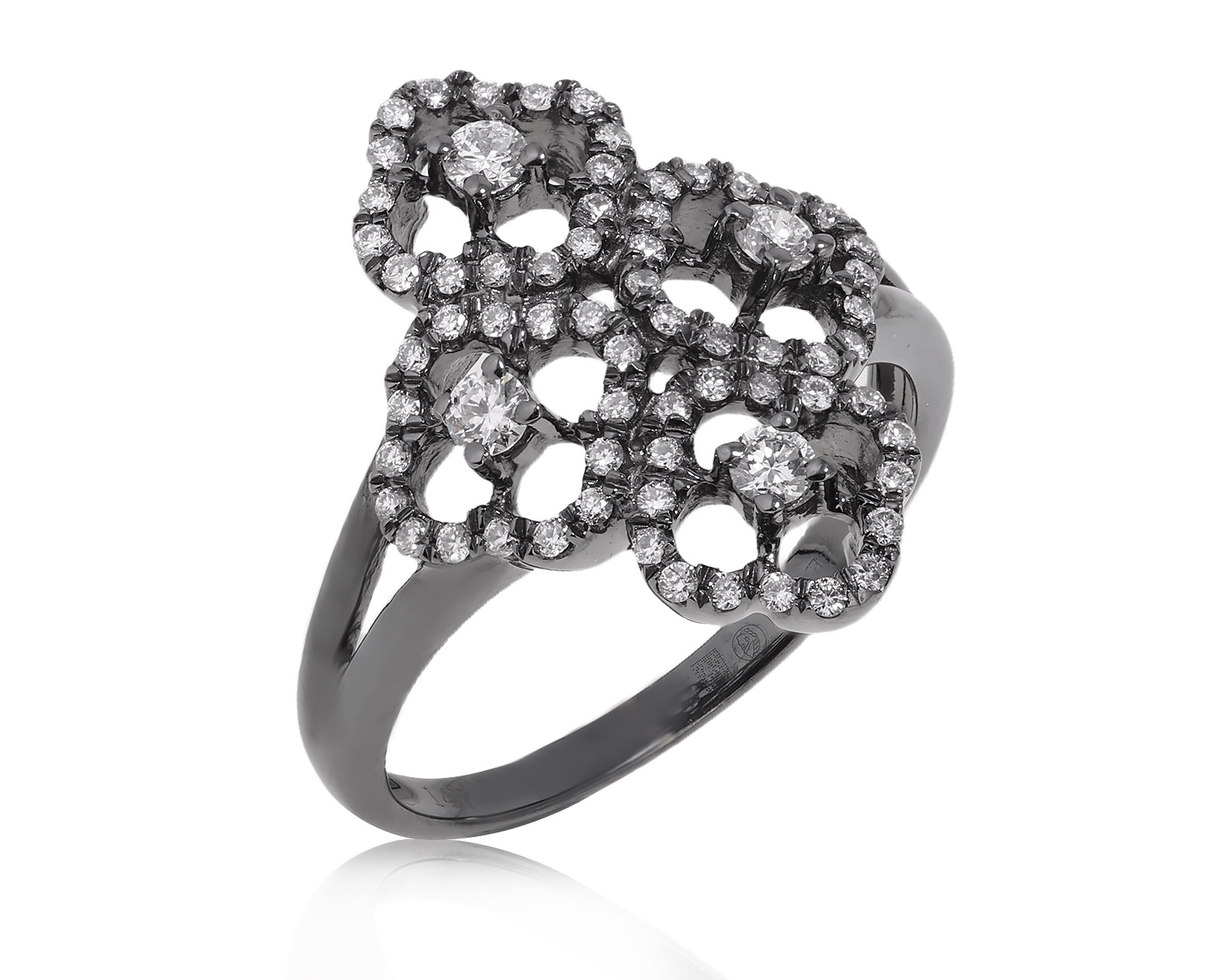 Золотое кольцо с бриллиантами 0.50ct 020825/1