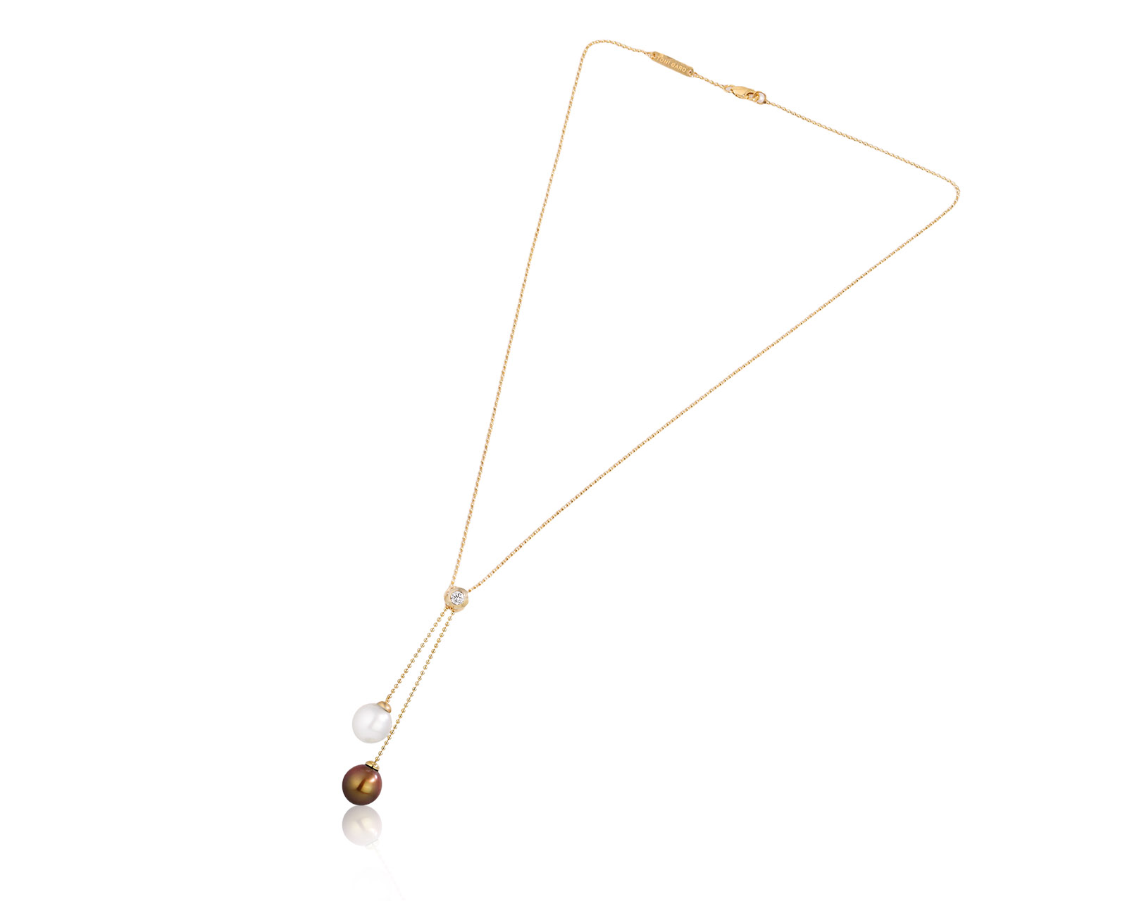 Оригинальное золотое колье с бриллиантом 0.15ct Toni Gard