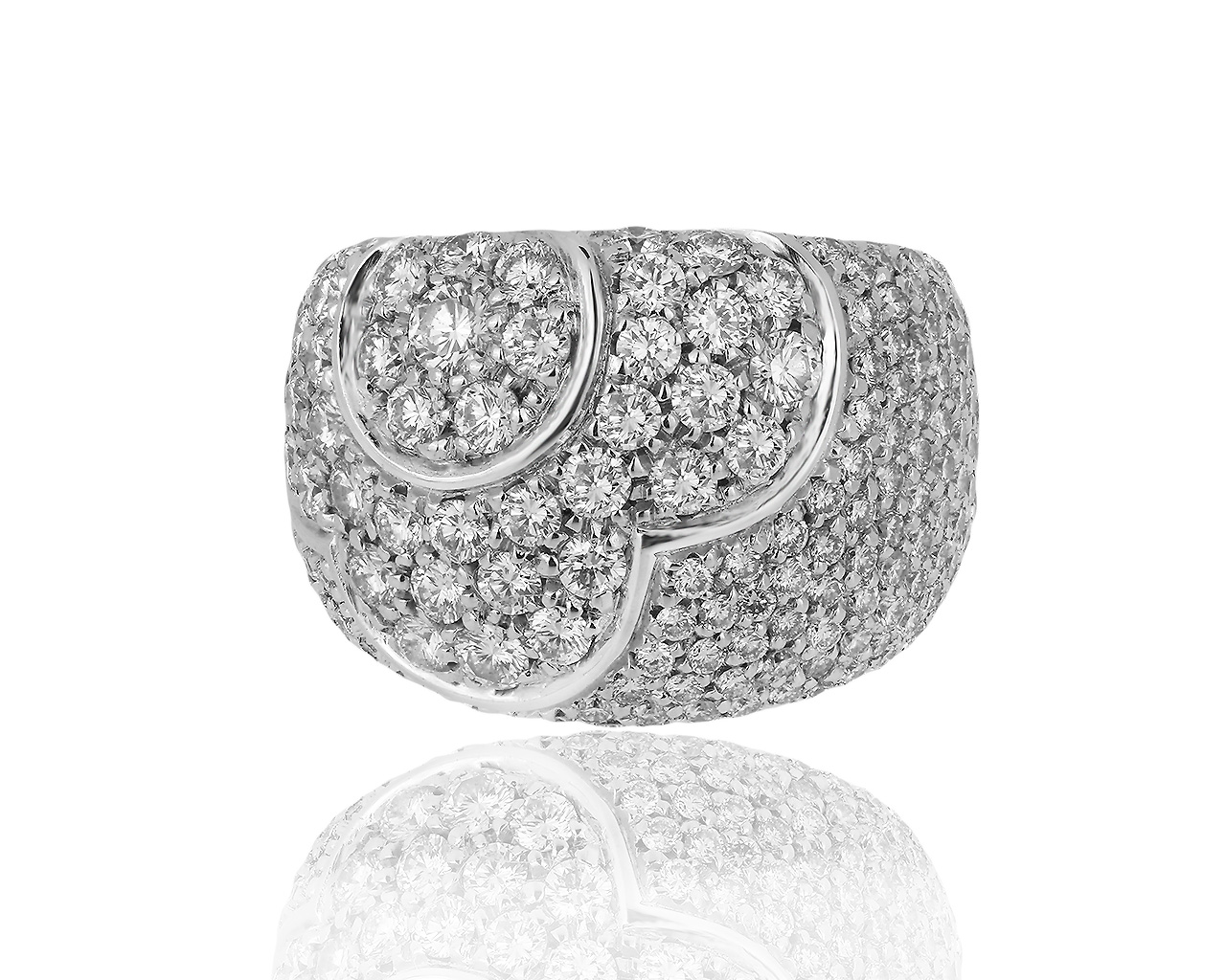 Оригинальное золотое кольцо с бриллиантами 3.01ct Pasquale Bruni 010819/3