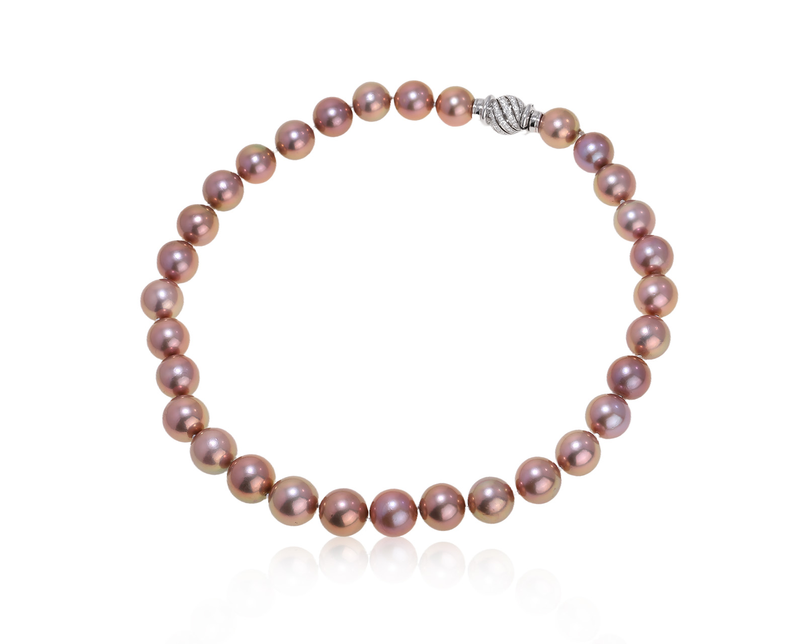 Золотое ожерелье с жемчугом и бриллиантами 0.87ct Evgeny Matveev 160925/Б194 Золотое ожерелье с жемчугом и бриллиантами 0.87ct Evgeny Matveev 160925/Б194