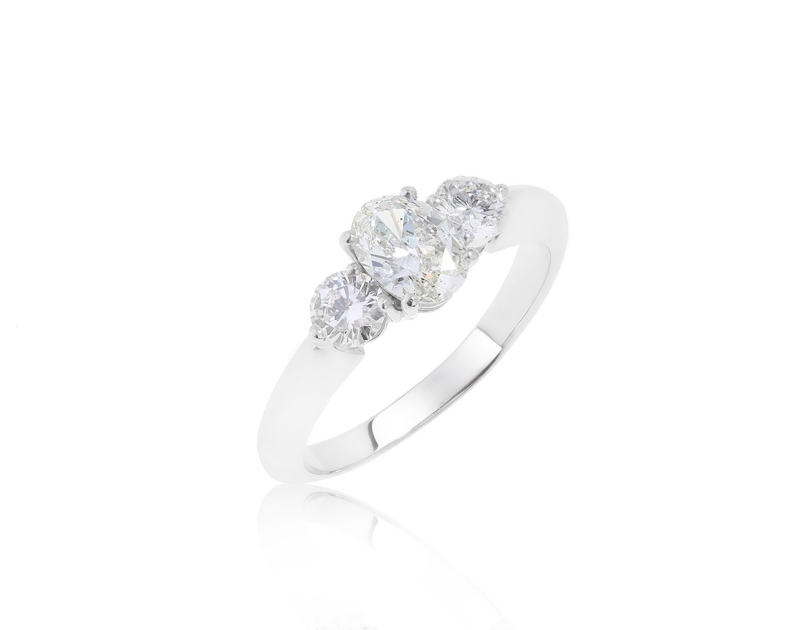 Престижное золотое кольцо с бриллиантами 1.09ct 170622/4