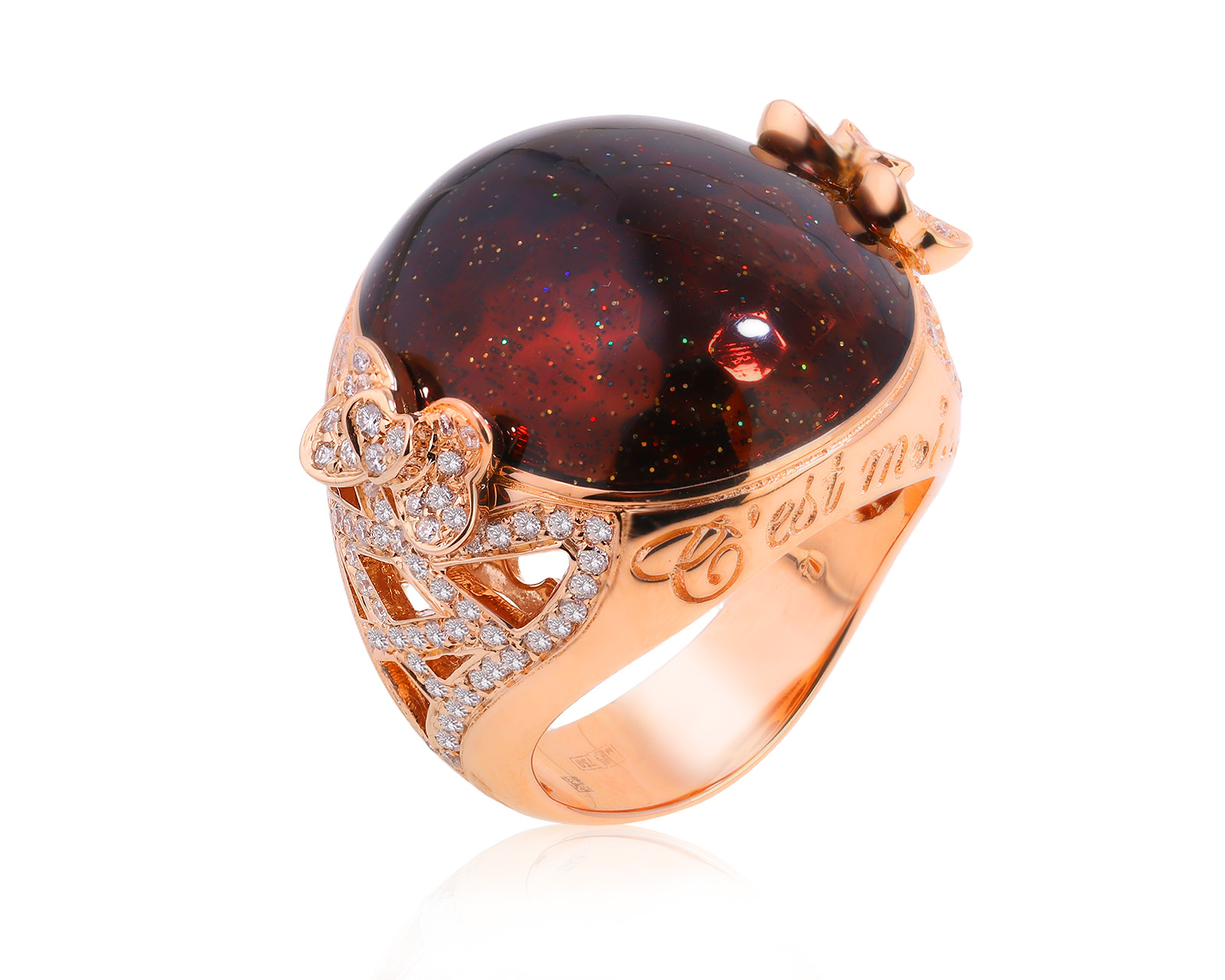 Оригинальное золотое кольцо с бриллиантами 0.80ct Pasquale Bruni C Est Moi 230126/8