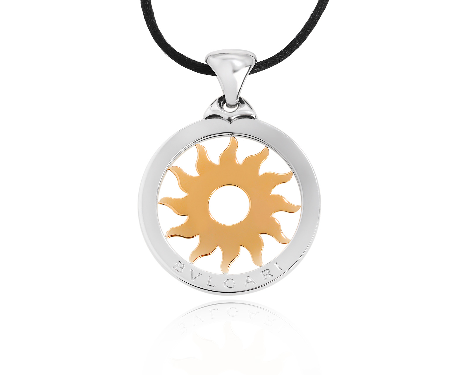 Оригинальный золотой кулон Bvlgari Tondo Sun 170924/1 Оригинальный золотой кулон Bvlgari Tondo Sun 170924/1