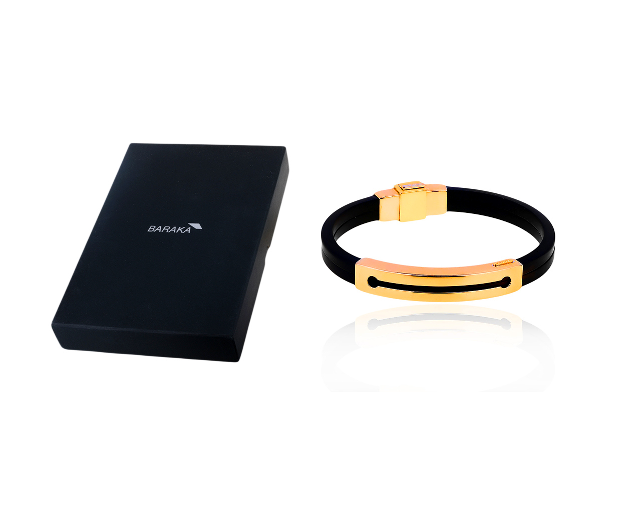 Внушительный золотой браслет Baraka