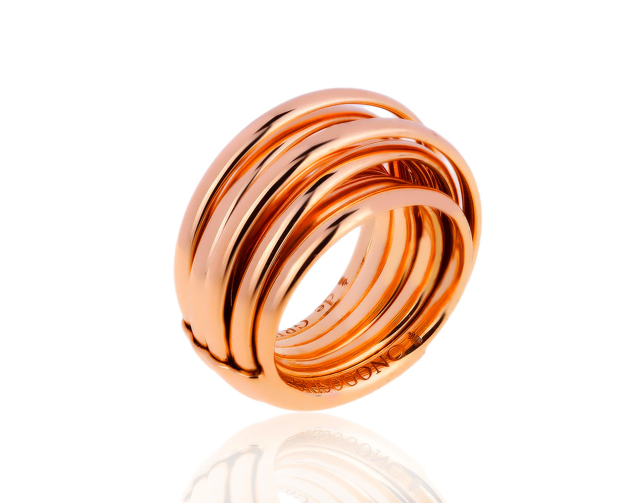 Оригинальное золотое кольцо De Grisogono 211119/3