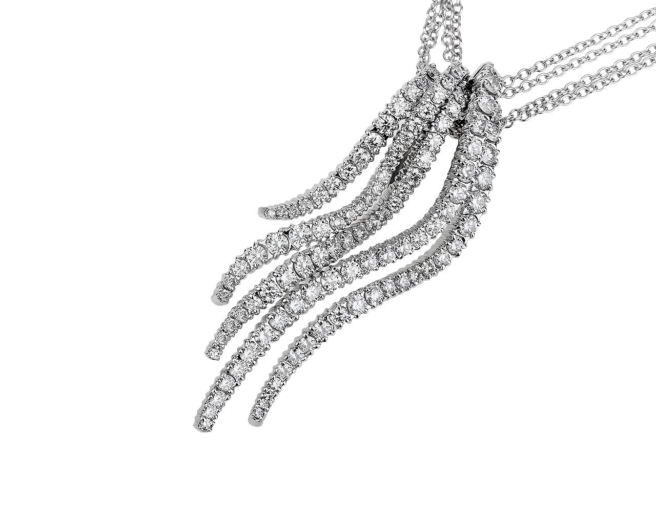 Роскошное золотое колье с бриллиантами 4.35ct Damiani 020318/15