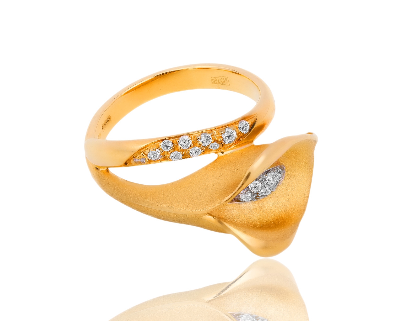 Золотое кольцо с бриллиантами 0.21ct Annamaria Cammilli