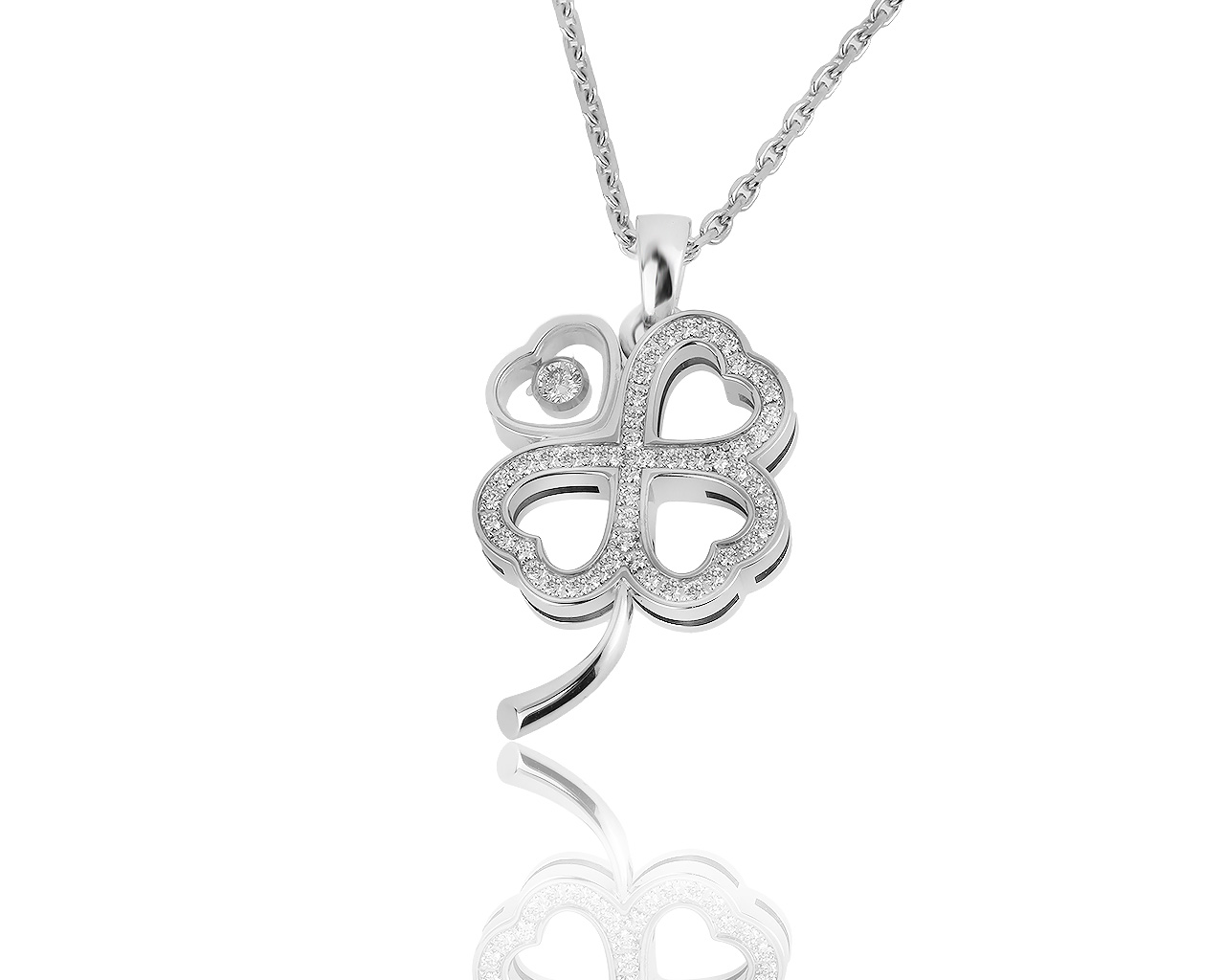 Оригинальный золотой кулон с бриллиантами 0.23ct Chopard 010919/4 Оригинальный золотой кулон с бриллиантами 0.23ct Chopard 010919/4